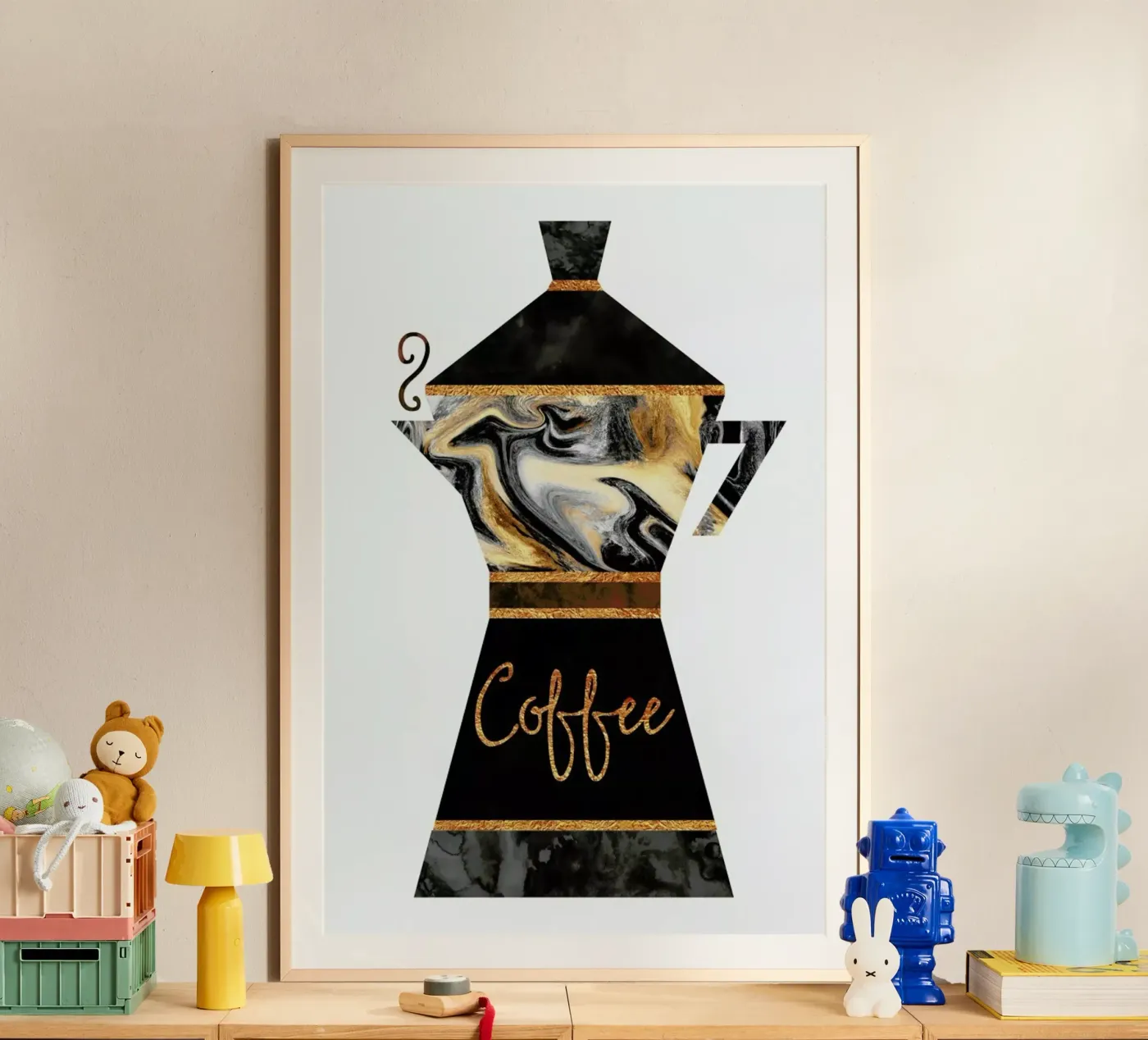 Coffee poster van Elisabeth Fredriksson