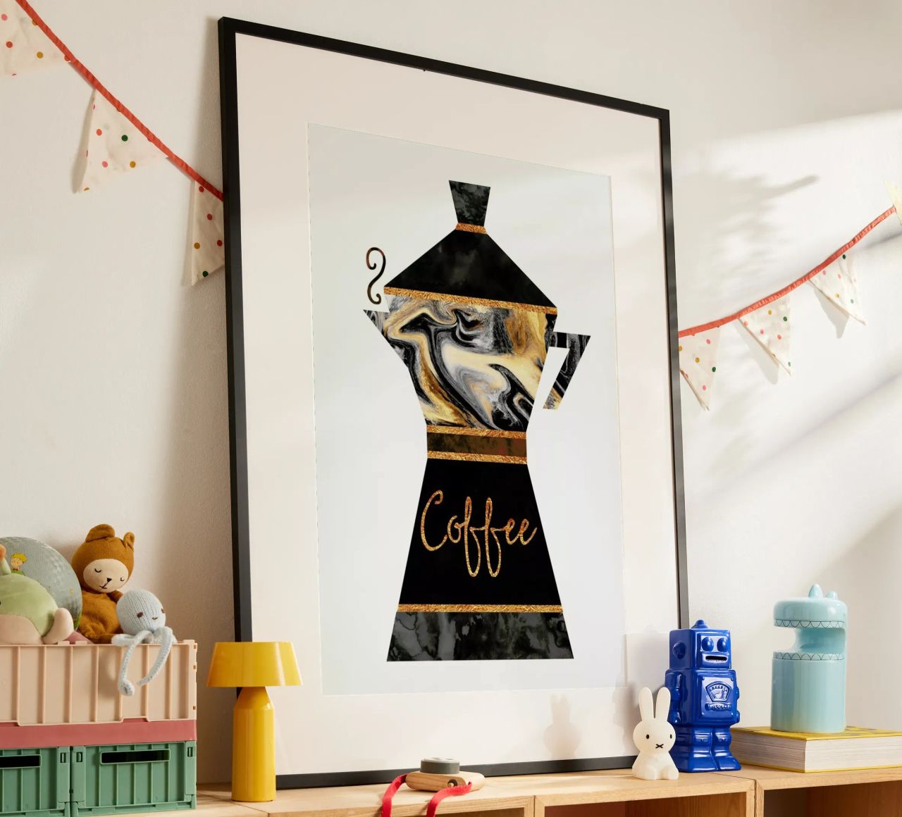 Coffee poster by Elisabeth Fredriksson