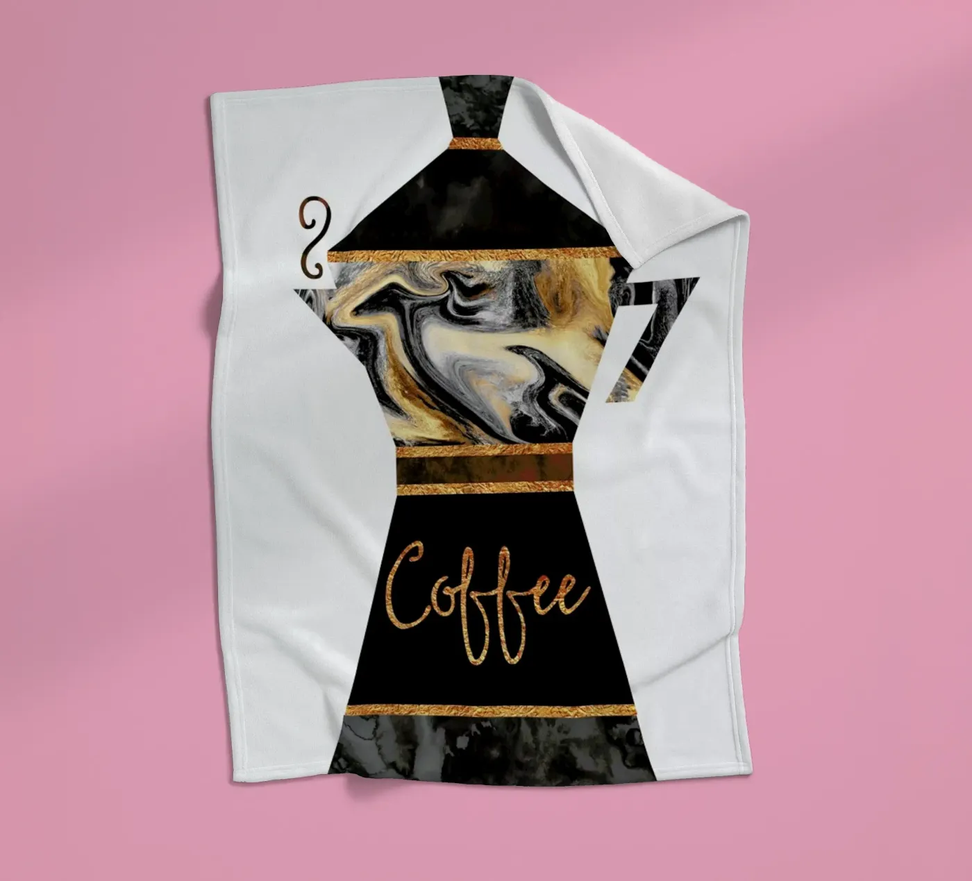 Coffee Fleecedecke von Elisabeth Fredriksson