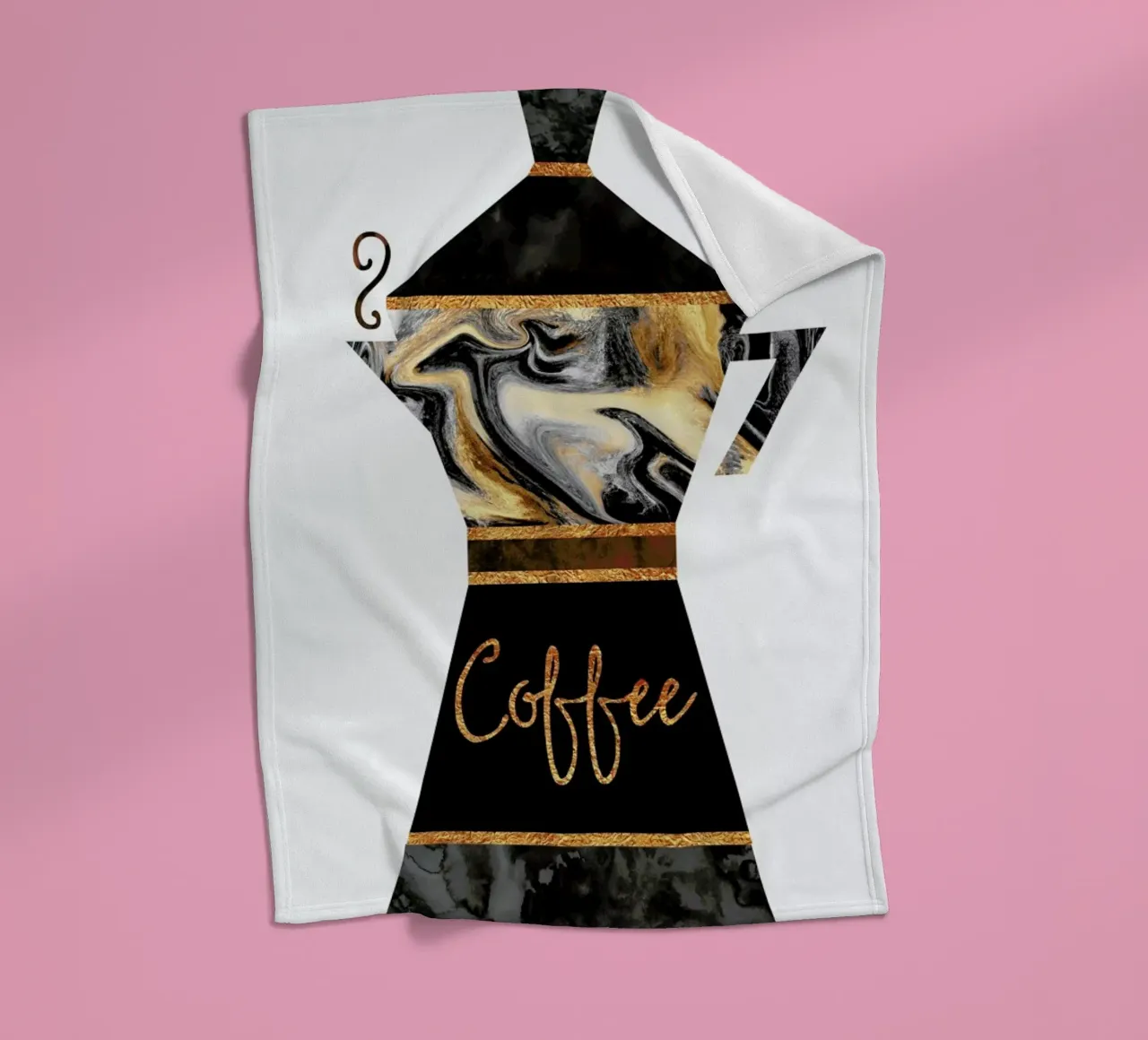 Coffee Fleecedecke von Elisabeth Fredriksson