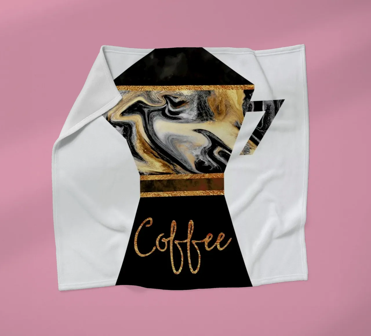 Coffee Fleecedecke von Elisabeth Fredriksson