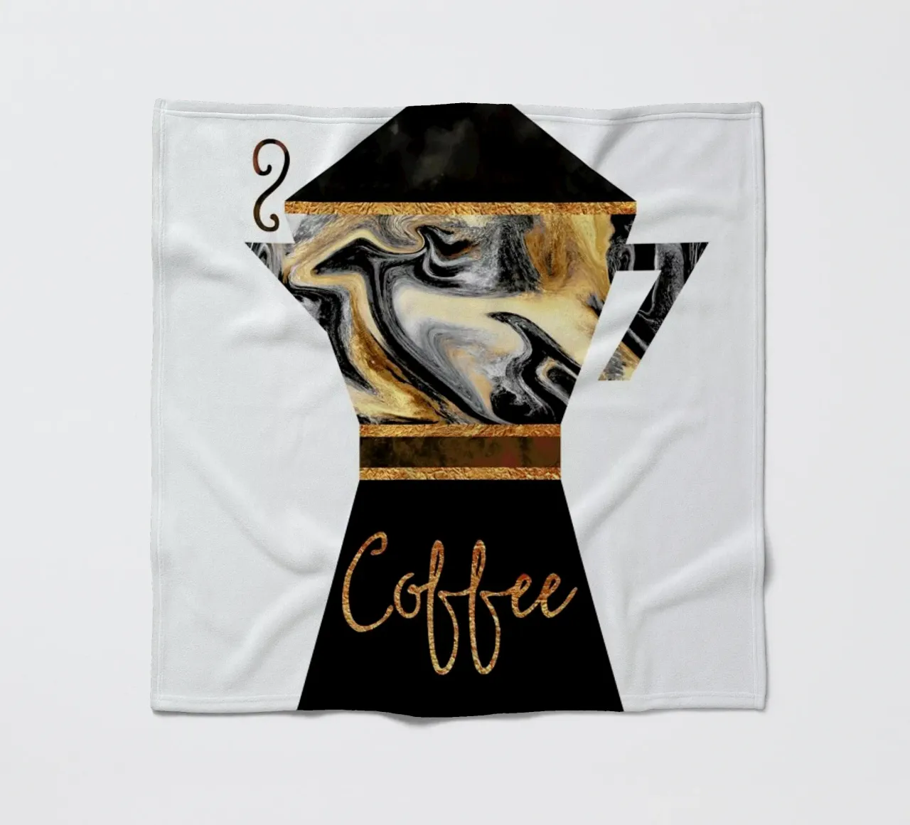 Coffee Fleecedecke von Elisabeth Fredriksson