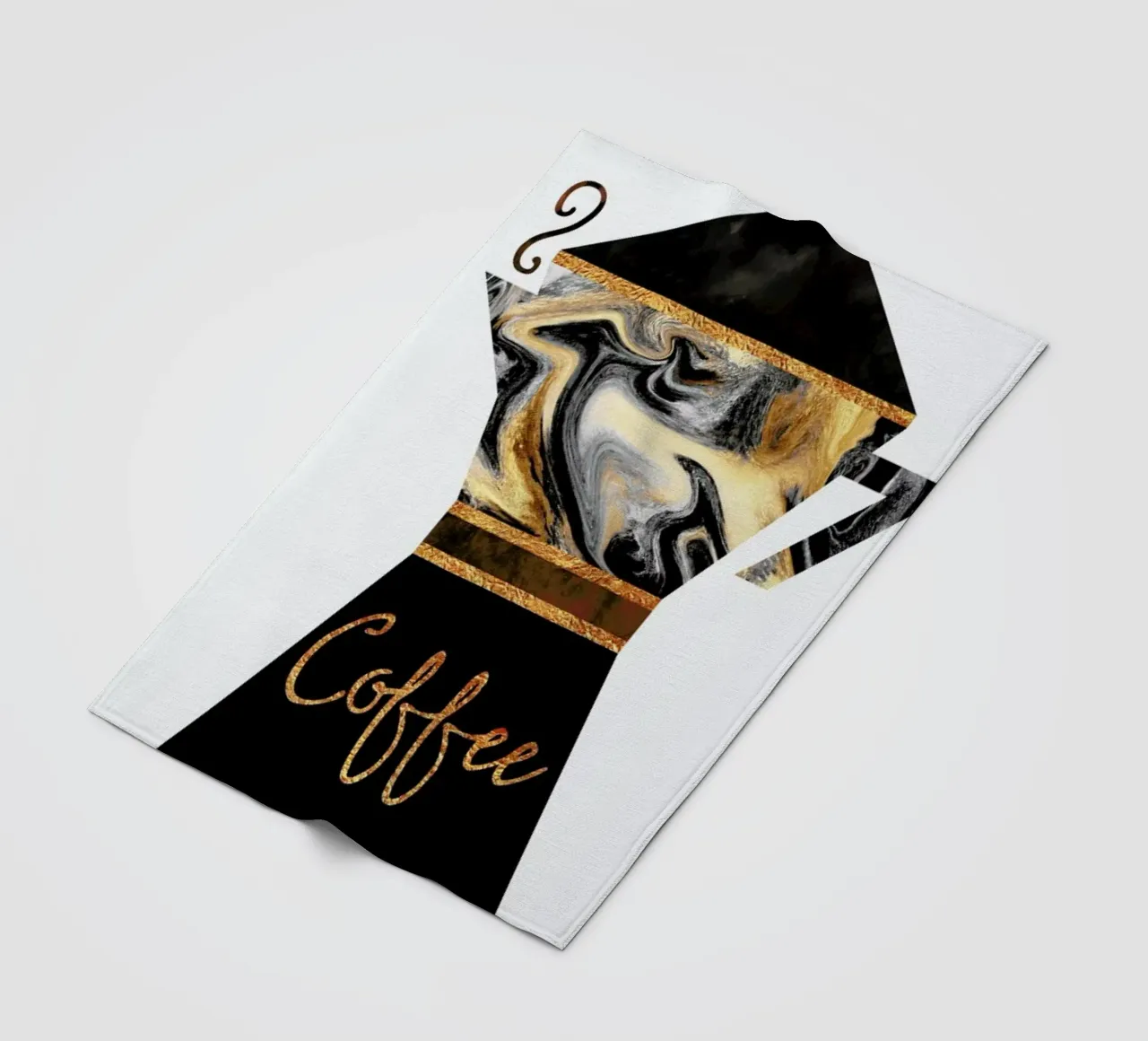 Coffee Fleecedecke von Elisabeth Fredriksson