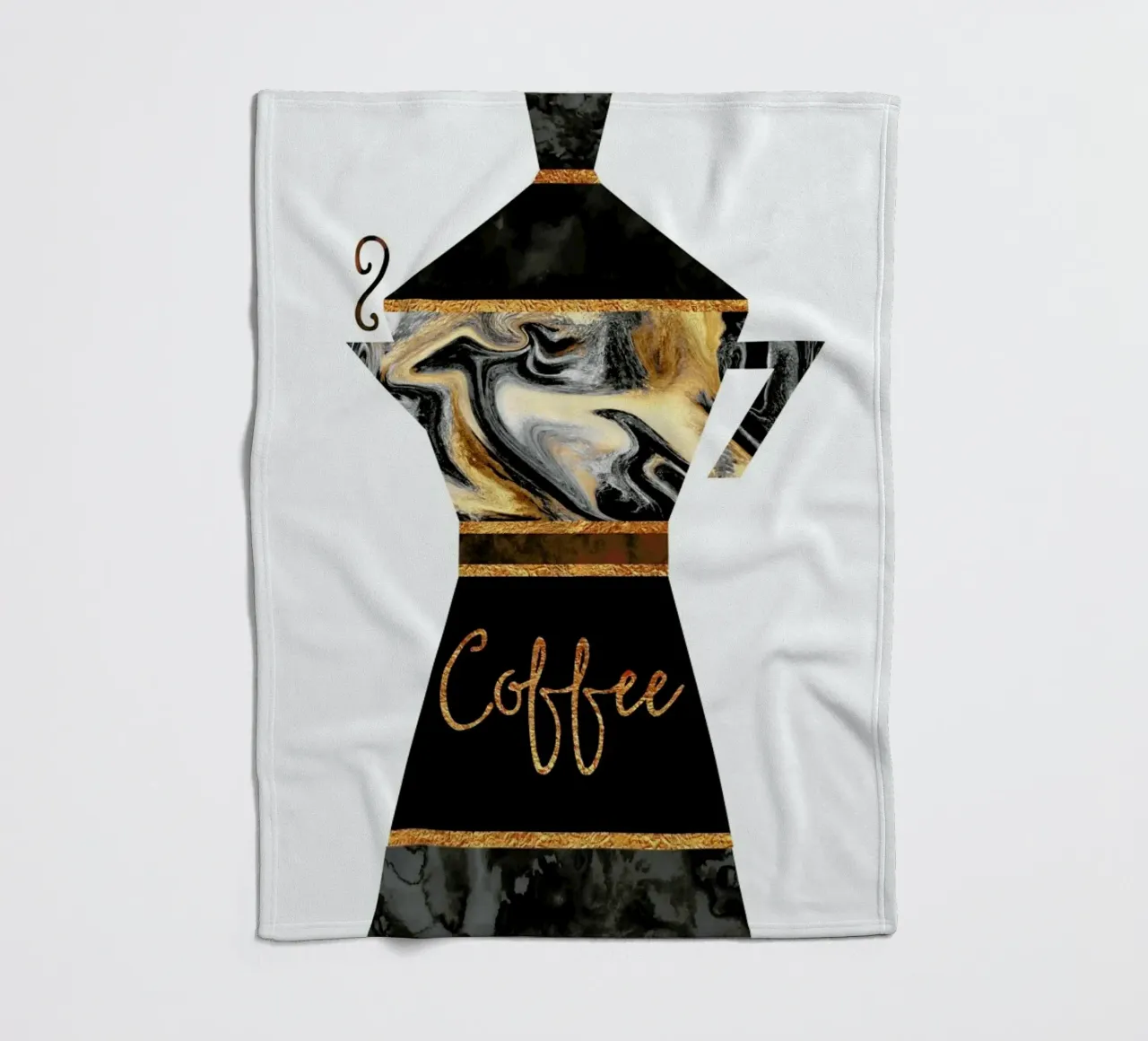 Coffee Fleecedecke von Elisabeth Fredriksson