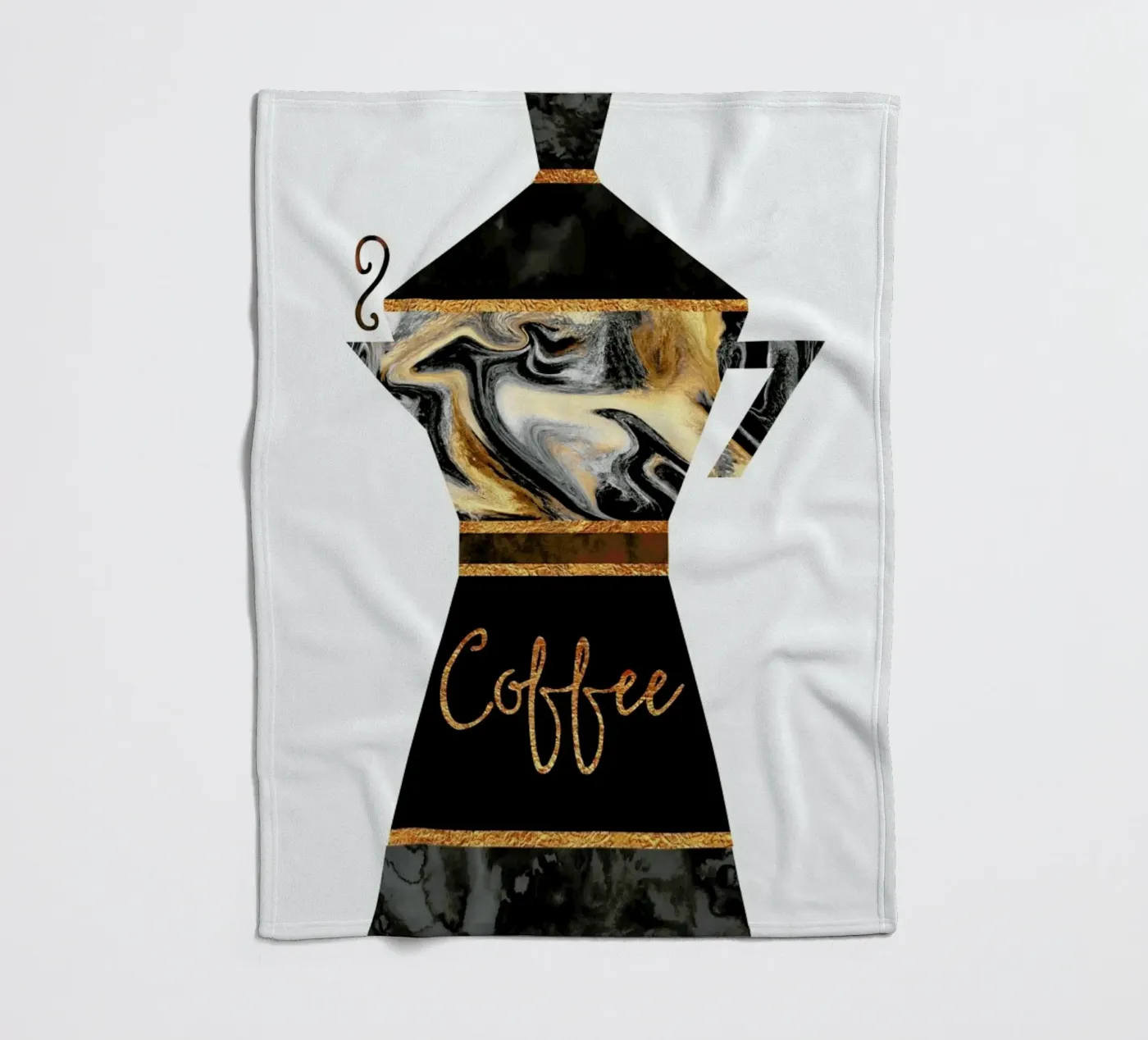 Coffee Fleecedecke von Elisabeth Fredriksson
