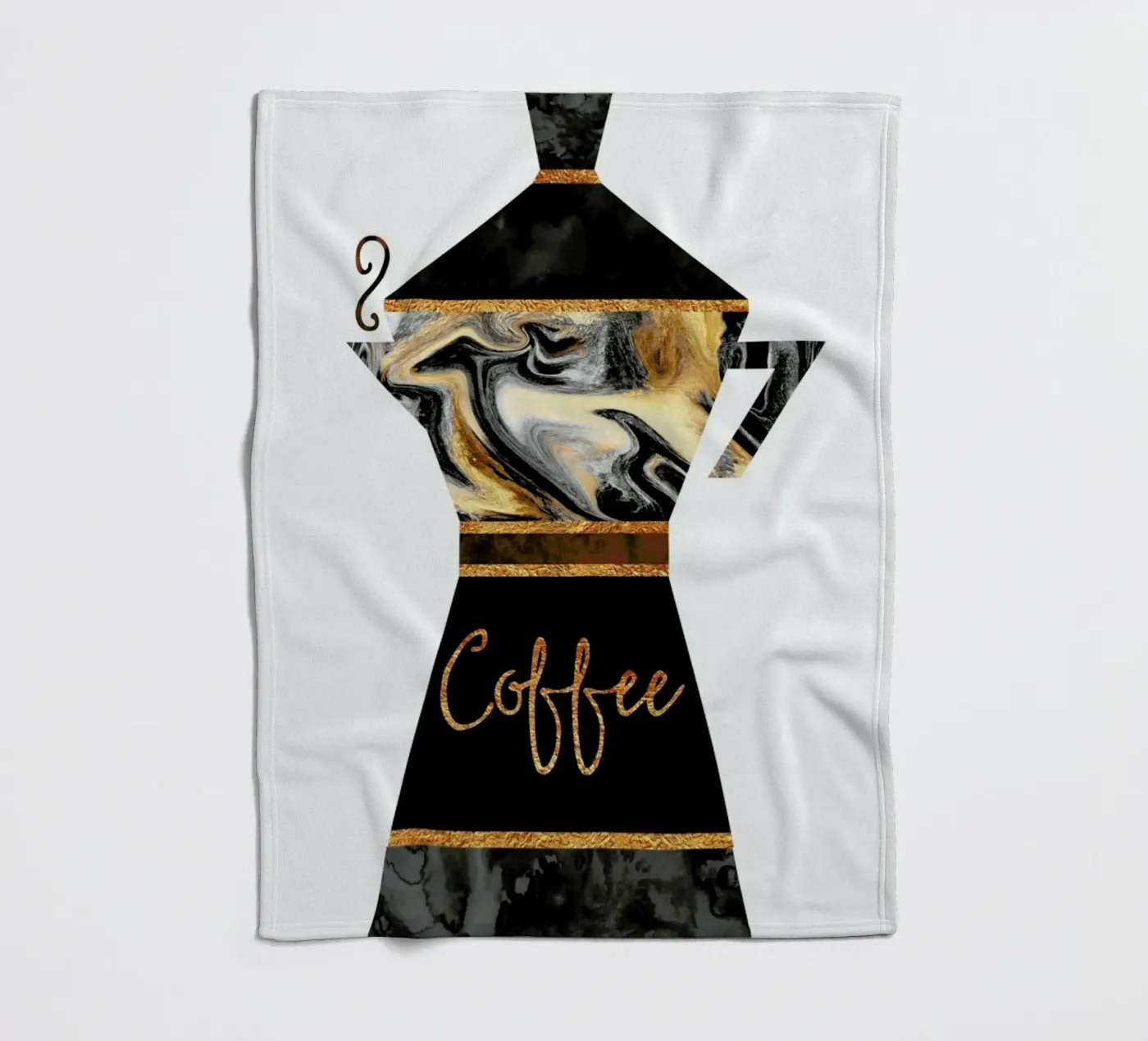 Coffee Fleecedecke von Elisabeth Fredriksson