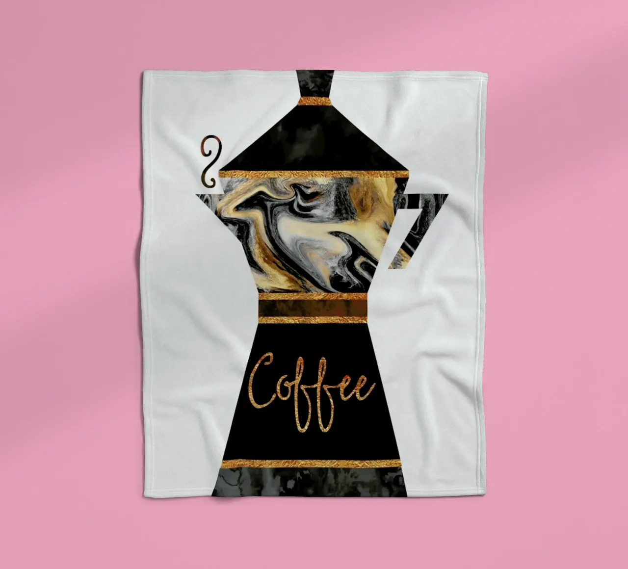 Coffee Fleecedecke von Elisabeth Fredriksson