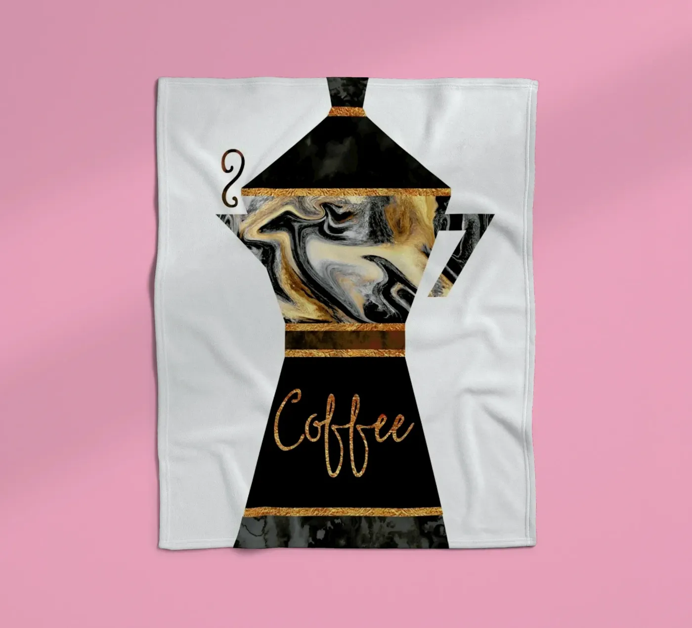 Coffee Fleecedecke von Elisabeth Fredriksson