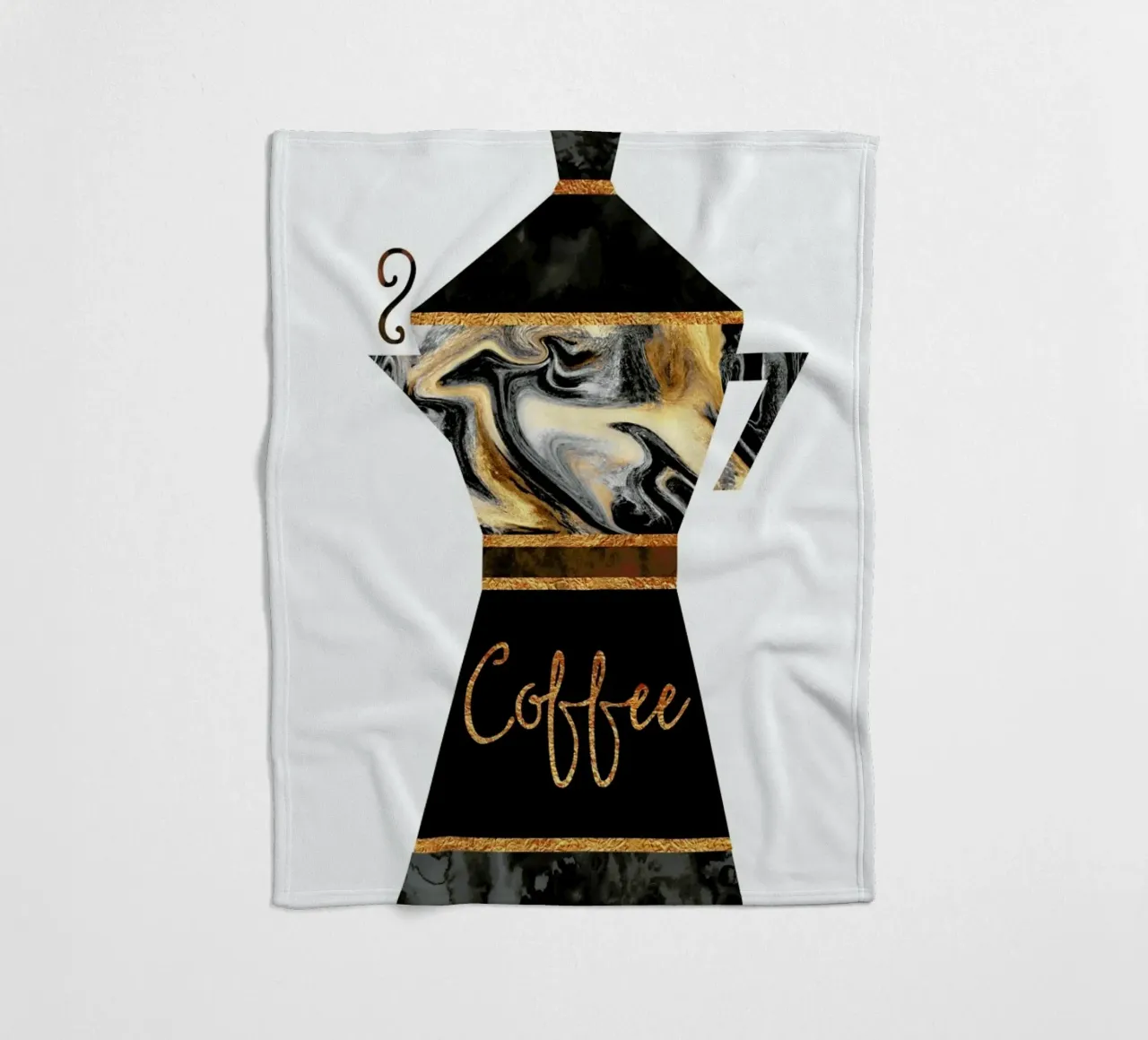 Coffee Fleecedecke von Elisabeth Fredriksson