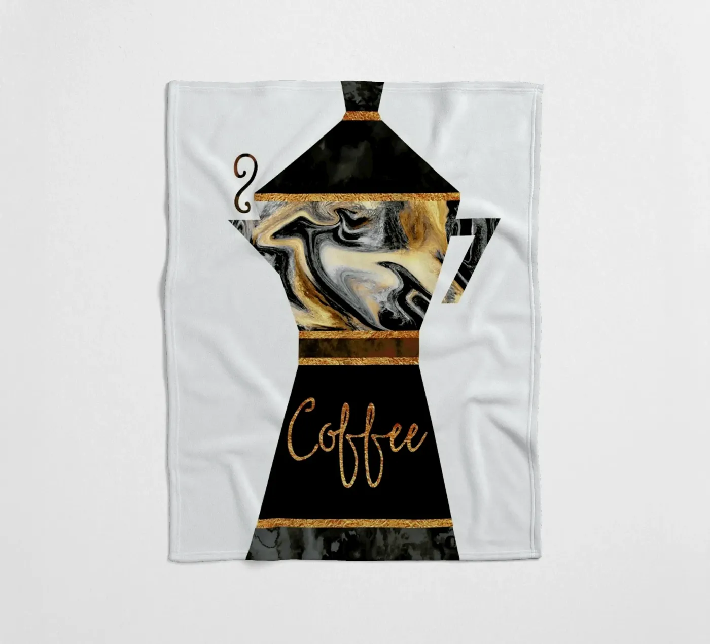 Coffee Fleecedecke von Elisabeth Fredriksson