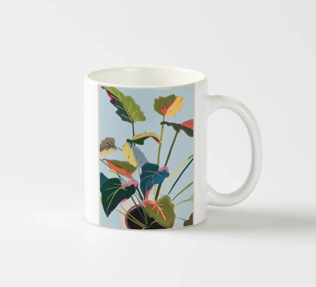 Pianta d'appartamento 8 tazza in ceramica da ThingDesign