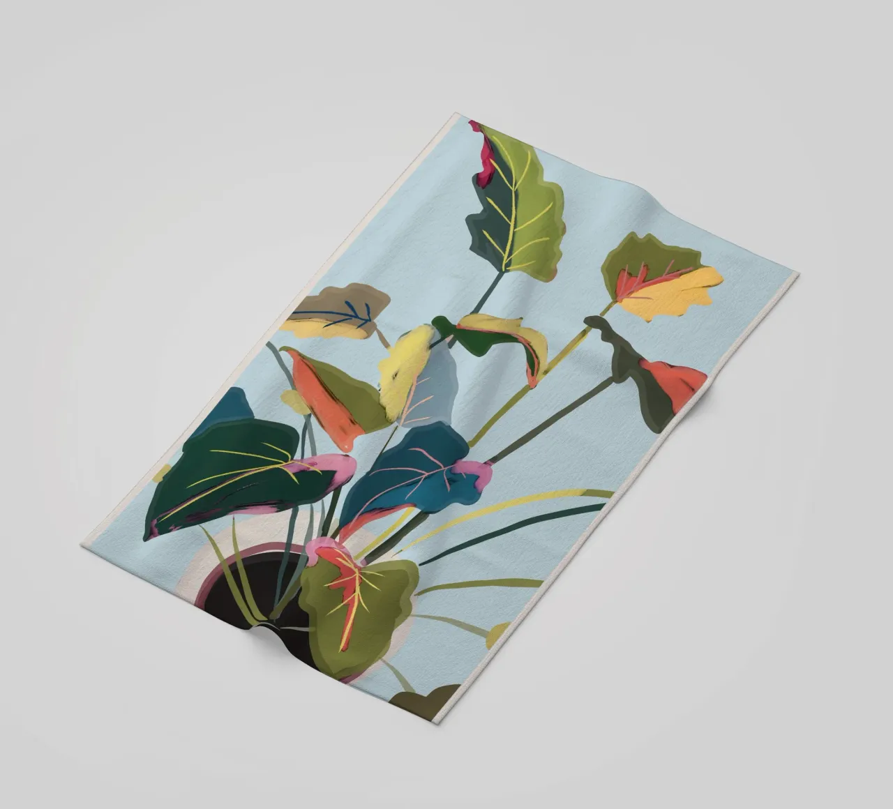 Pianta d'appartamento 8 telo mare da ThingDesign