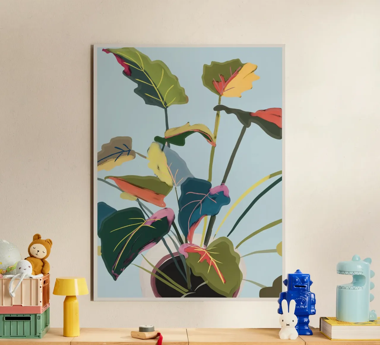 Pianta d'appartamento 8 alluminio dibond da ThingDesign