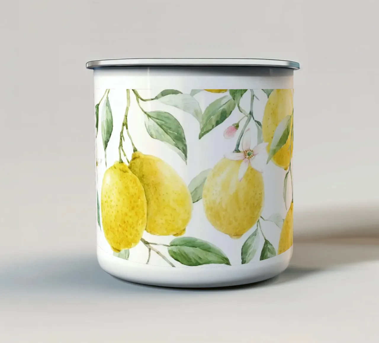 Lemon Sorrento Limoncello Per Tutti tazza in smalto da Bella Studio