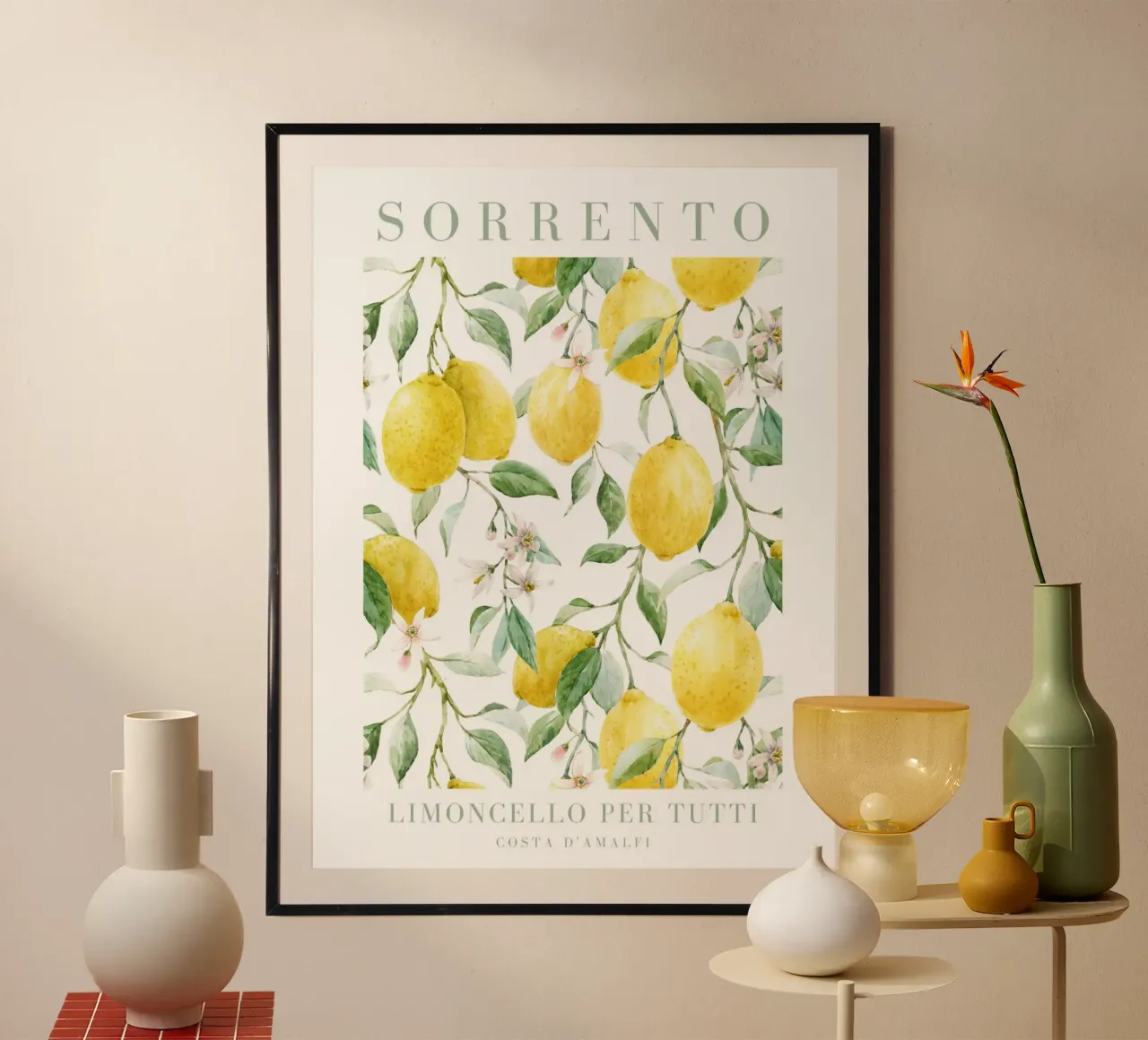 Lemon Sorrento Limoncello Per Tutti carta hahnemühle da Bella Studio