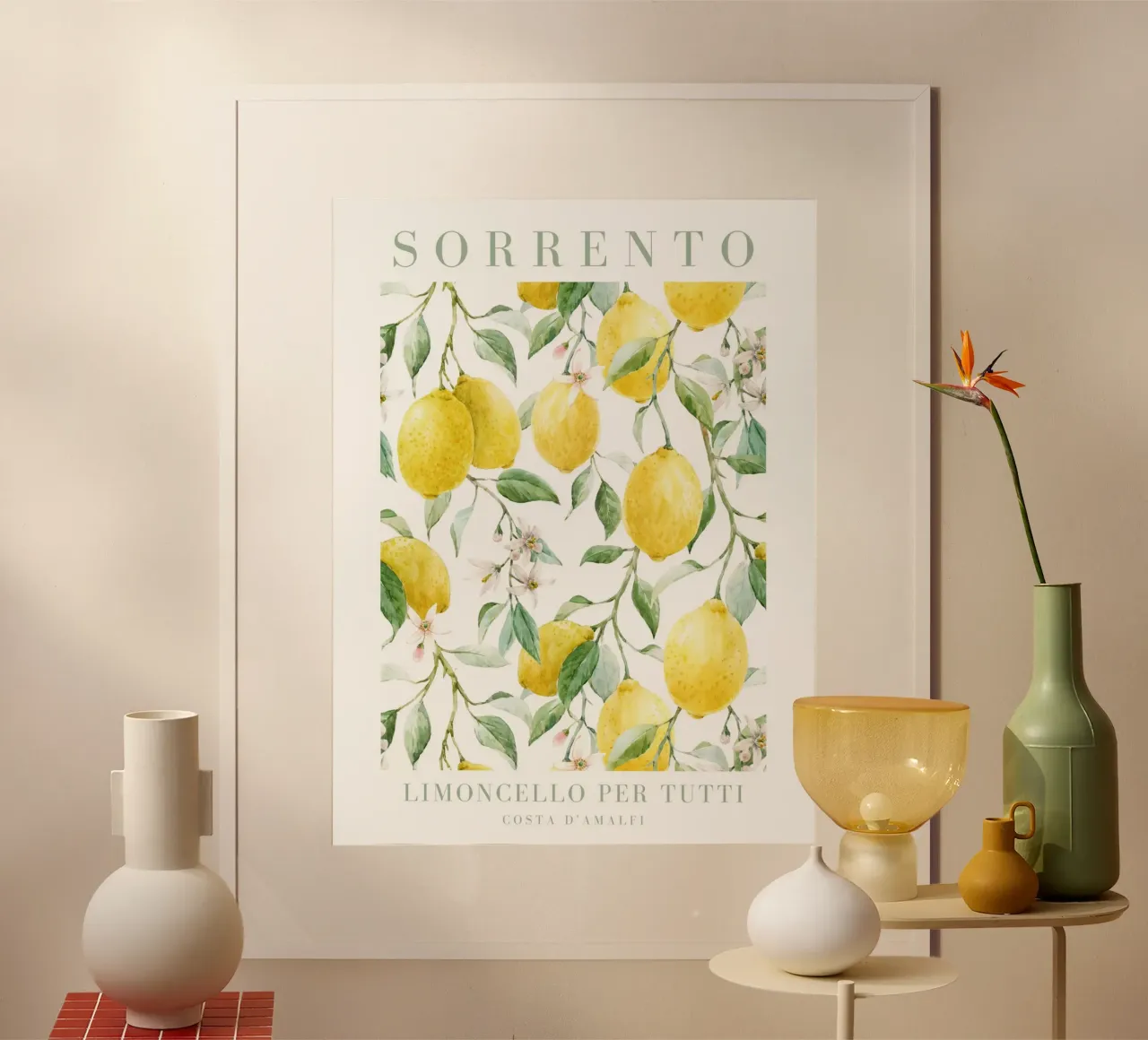 Lemon Sorrento Limoncello Per Tutti carta hahnemühle da Bella Studio