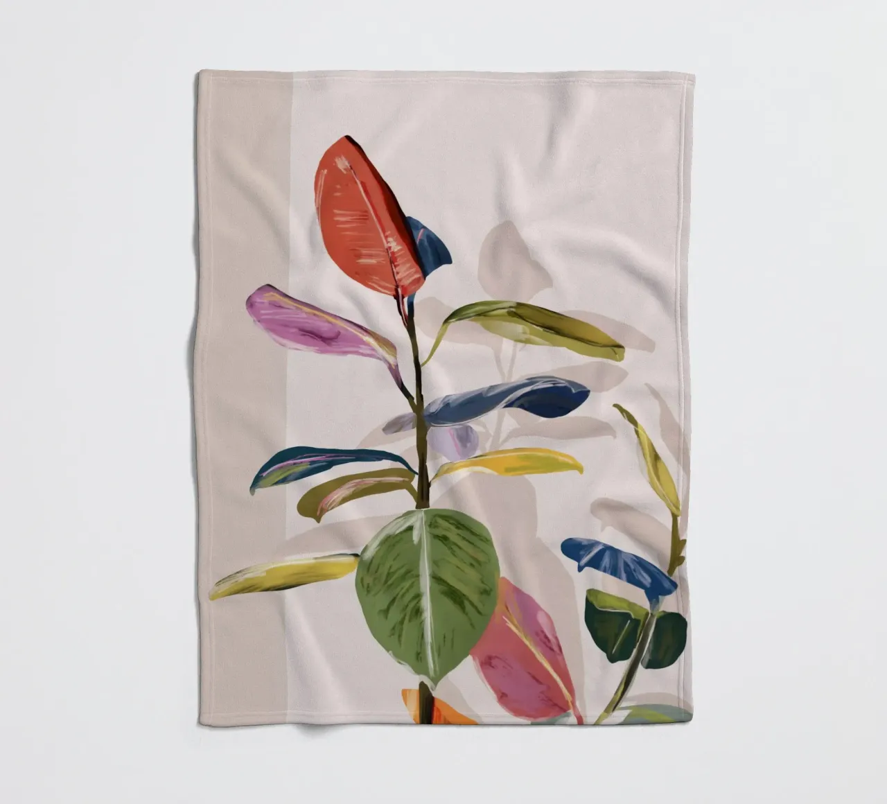 Pianta d'appartamento 6 coperta in pile da ThingDesign