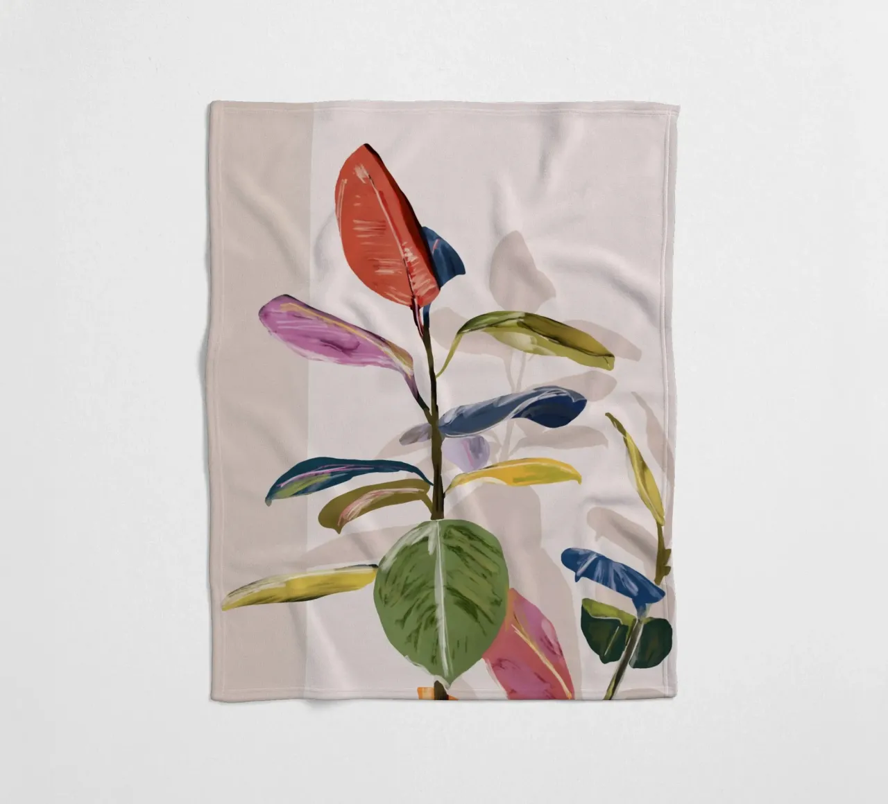 Pianta d'appartamento 6 coperta in pile da ThingDesign