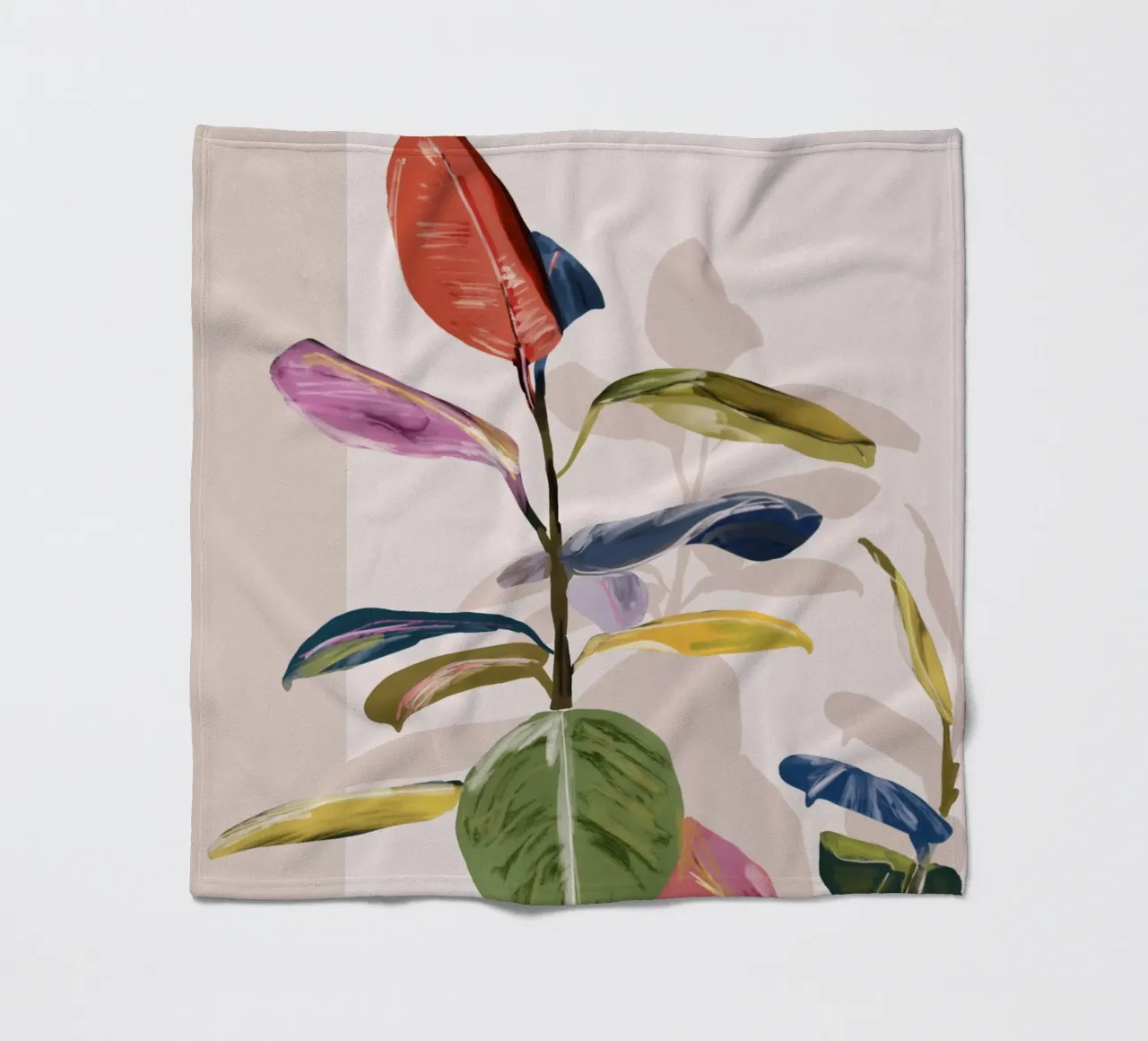 Pianta d'appartamento 6 coperta in pile da ThingDesign