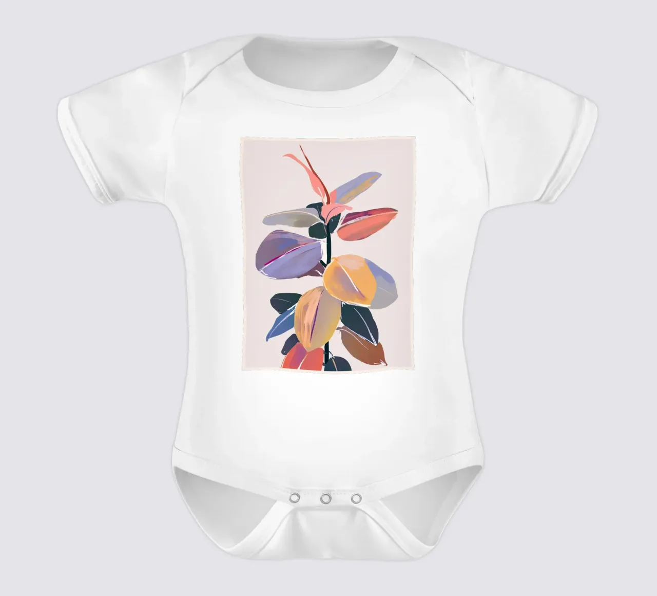 Pianta d'appartamento 5 body neonato maniche corte da ThingDesign