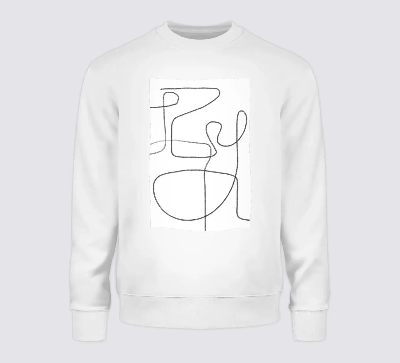 Arte lineare astratta e complessa felpa da Melloi Art Print