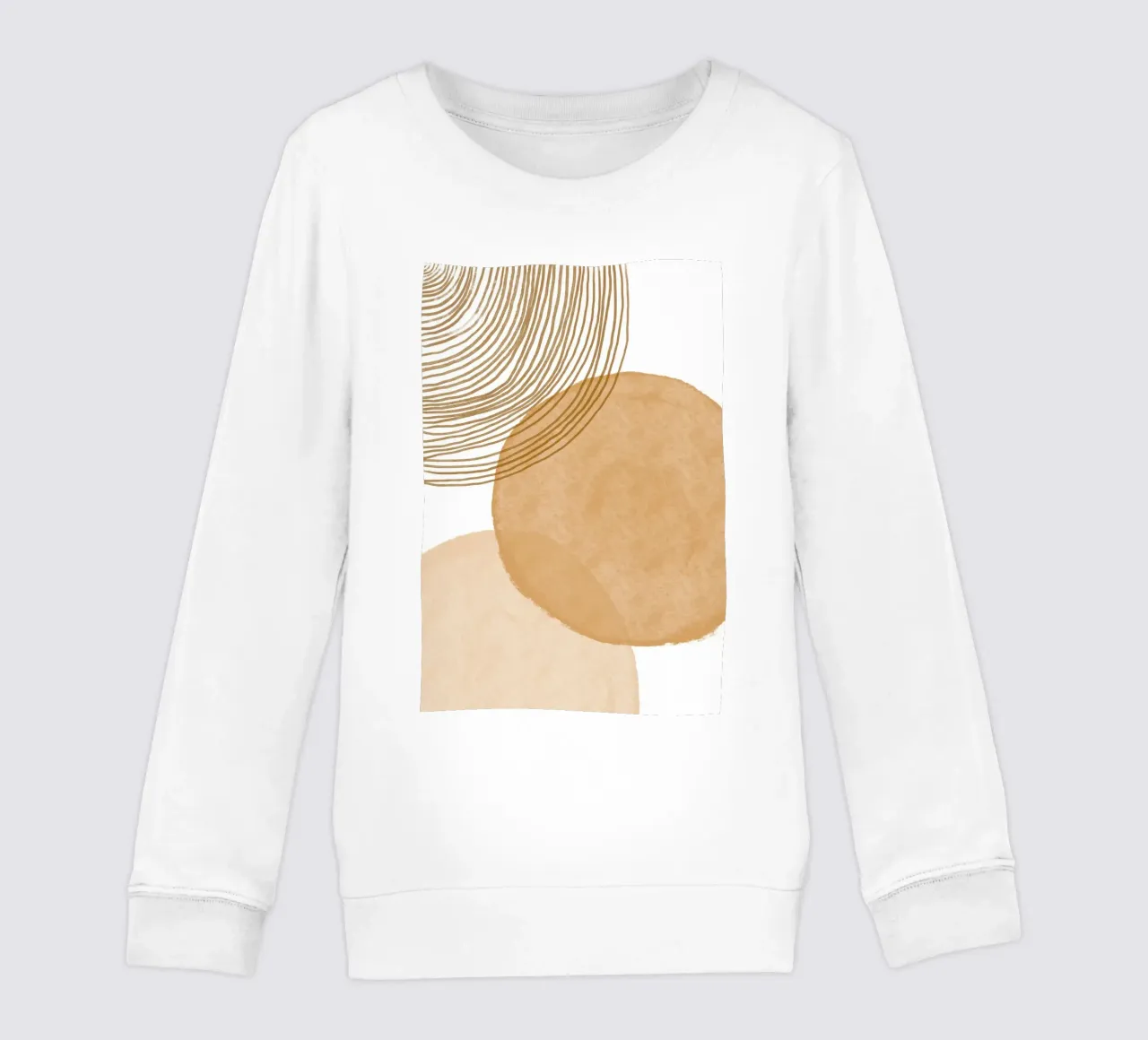 Art abstrait géométrique des cercles sweat enfant de Melloi Art Print