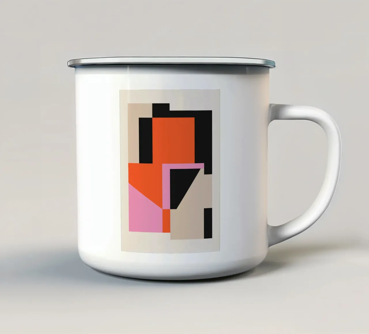 Astrazione 14 tazza in smalto da Gaite