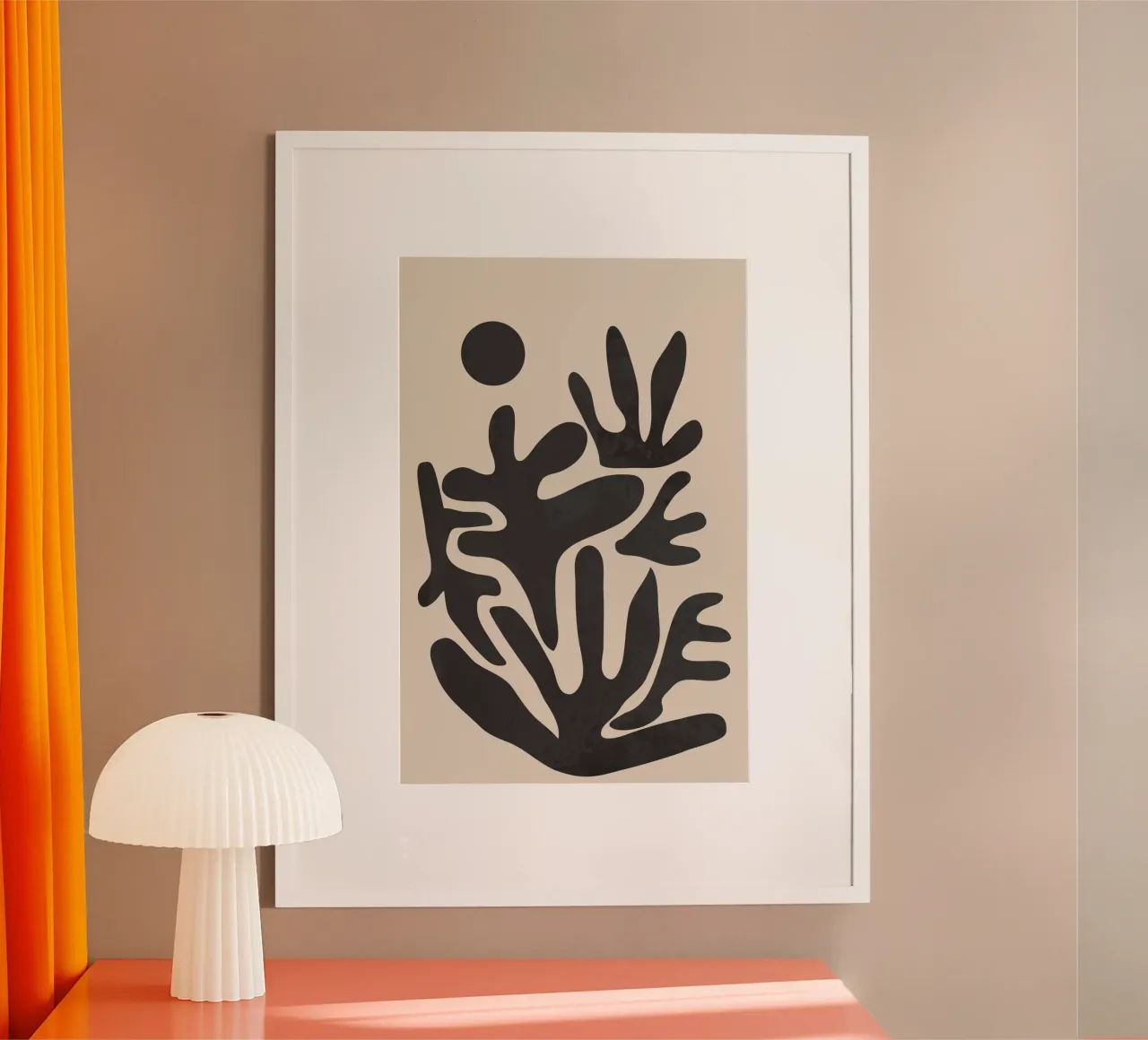 Organische abstrakte Kunst Poster von Melloi Art Print