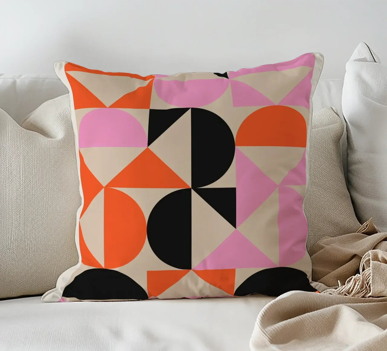 Geometric Abstraction 250 decorative cushion by Gaite