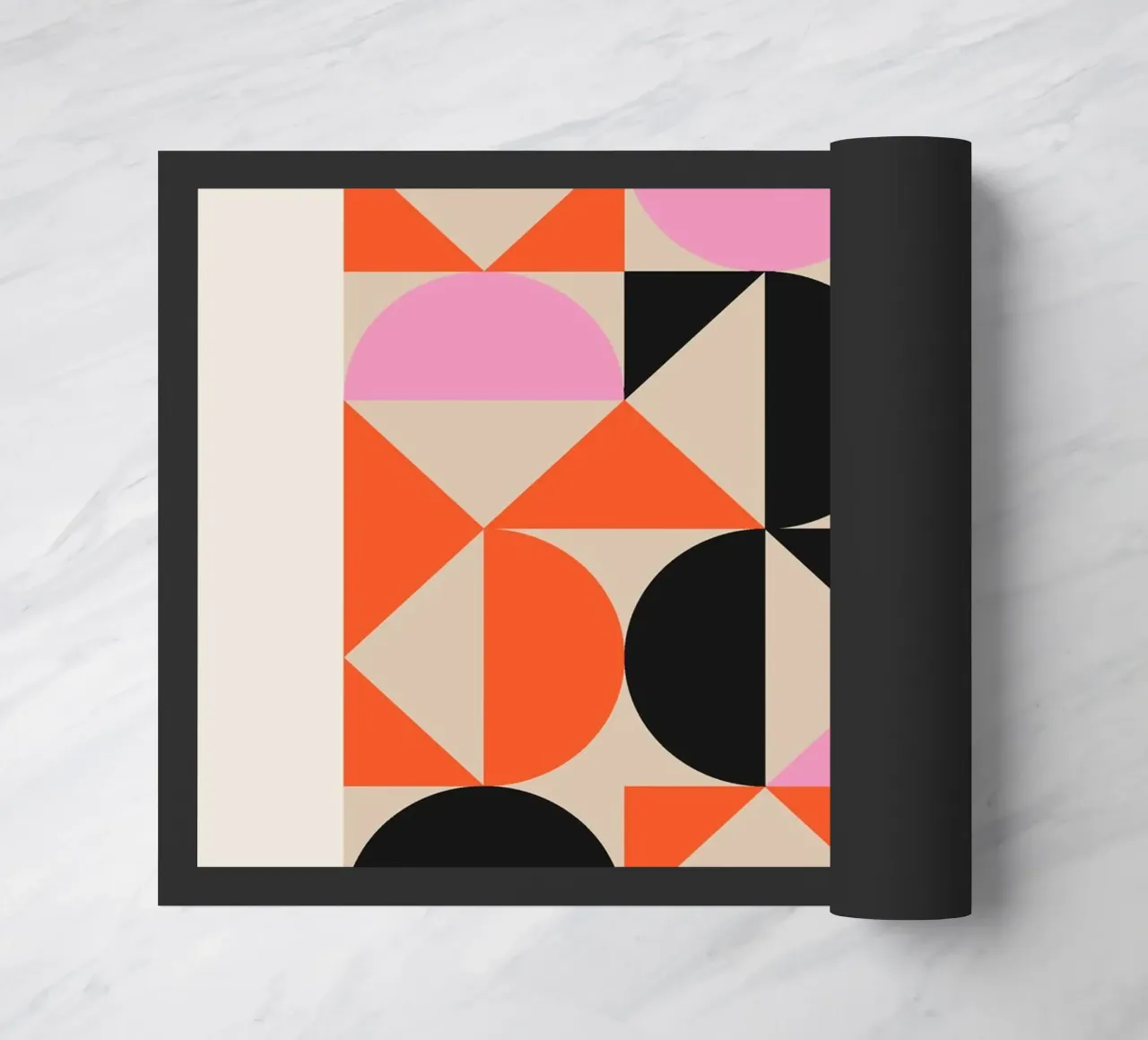 Geometric Abstraction 250 doormat by Gaite