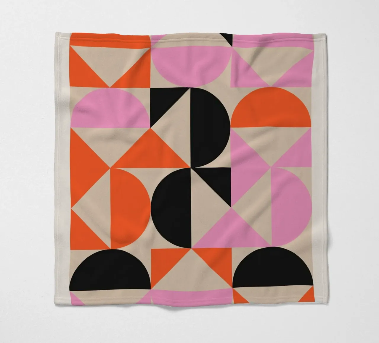 Geometrische abstractie 250 fleecedeken van Gaite