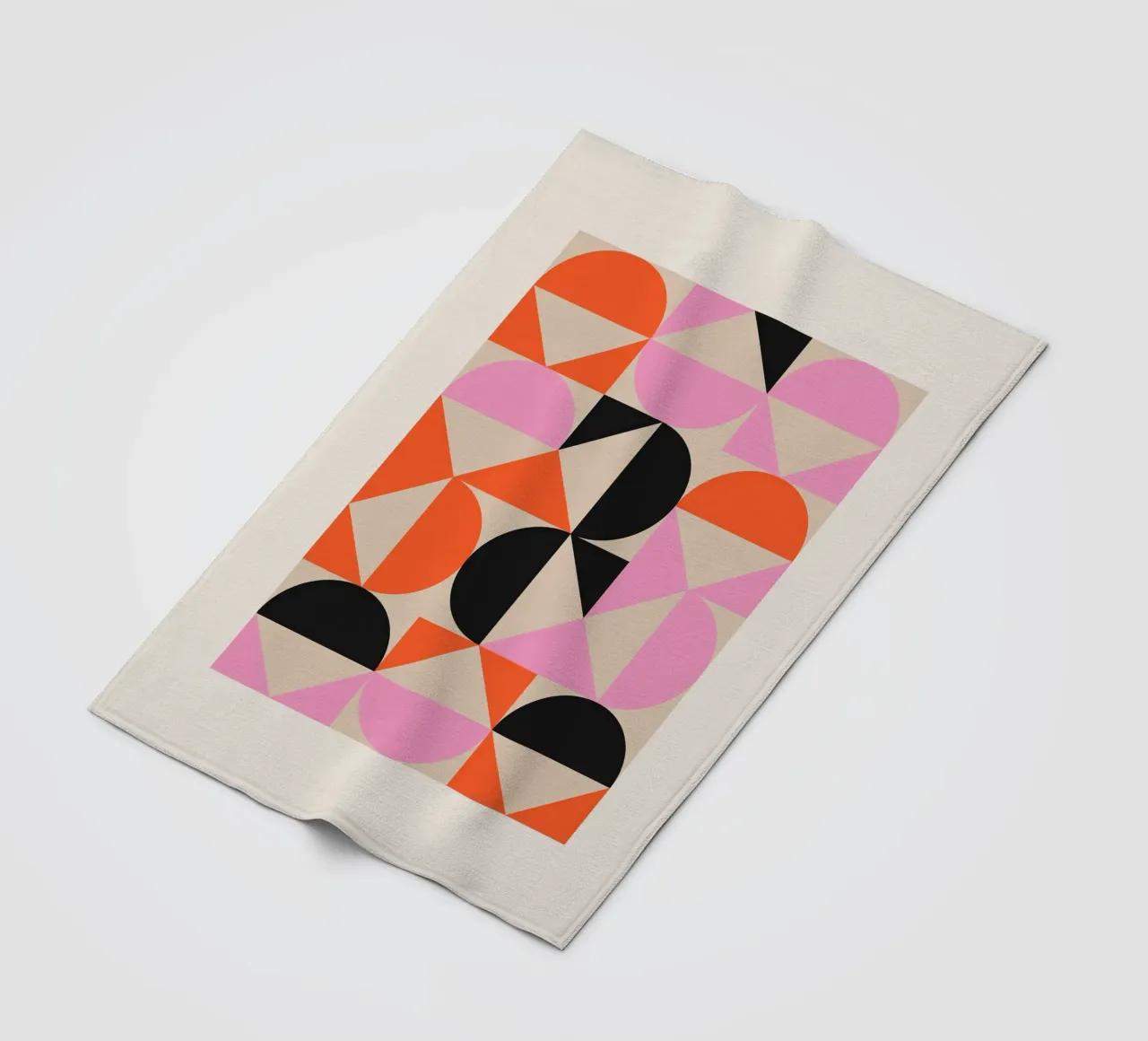 Geometrische abstractie 250 fleecedeken van Gaite