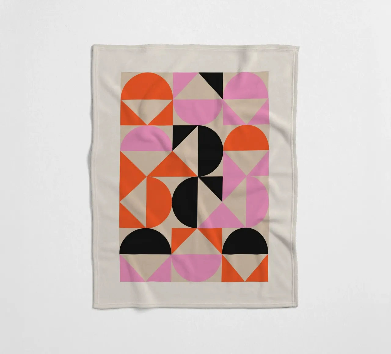 Geometrische abstractie 250 fleecedeken van Gaite