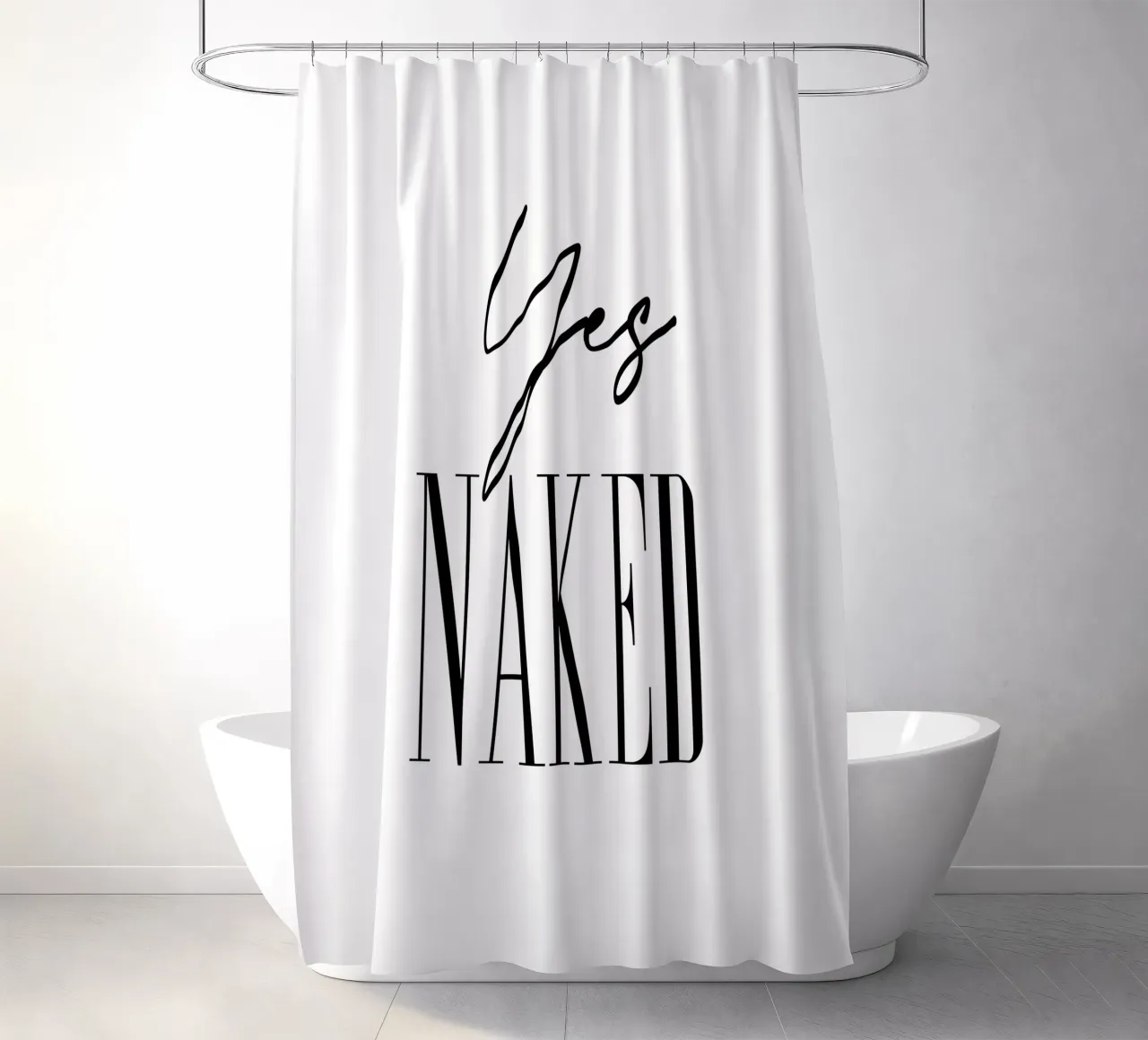 Sì nudo tenda da doccia da ARTVI-SHOP