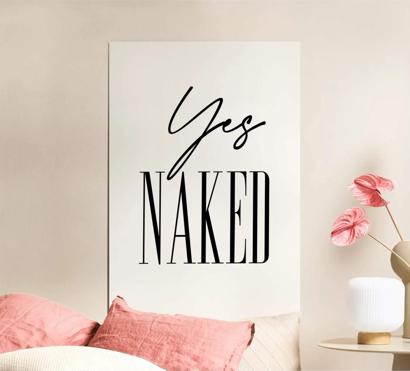 Sì nudo poster da 🎁 NOBELART