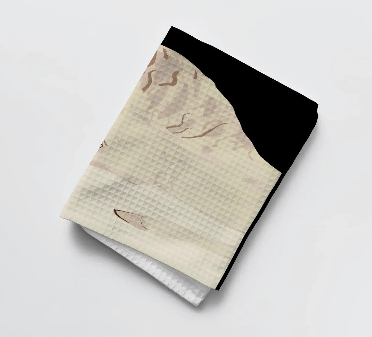 Art abstrait minimal Cheval 2 torchon de ThingDesign