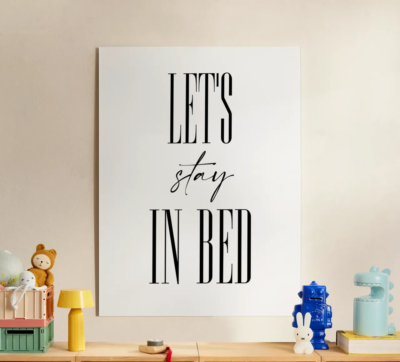 Quedémonos en la cama metacrilato de 🎁 ARTVI-SHOP
