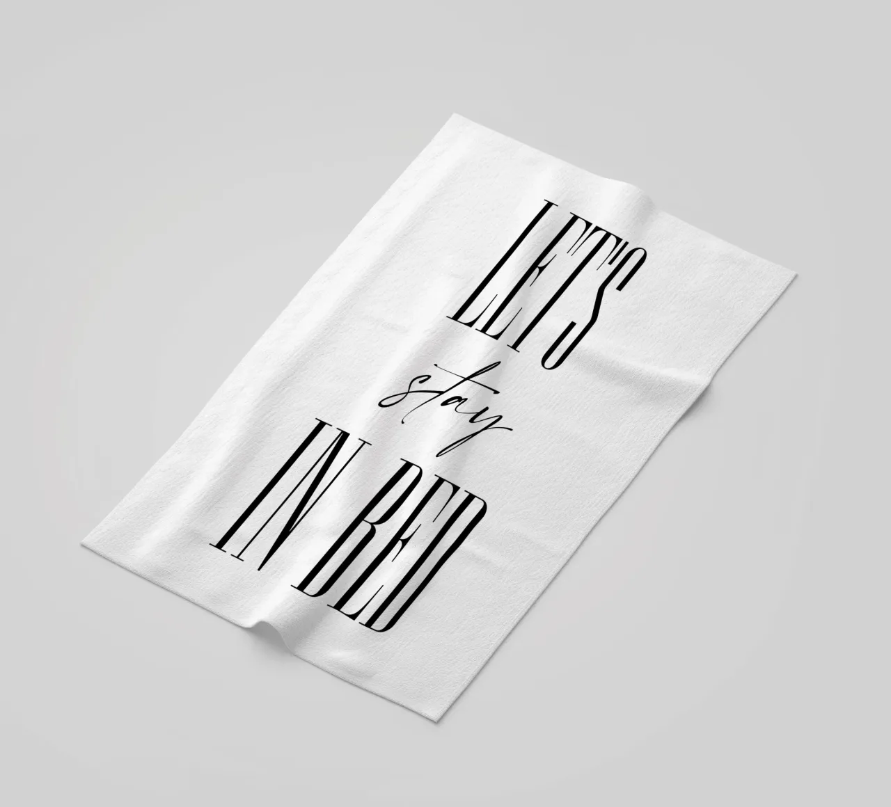 Let's Stay in Bed beach towel by 🎁 ARTVI-SHOP