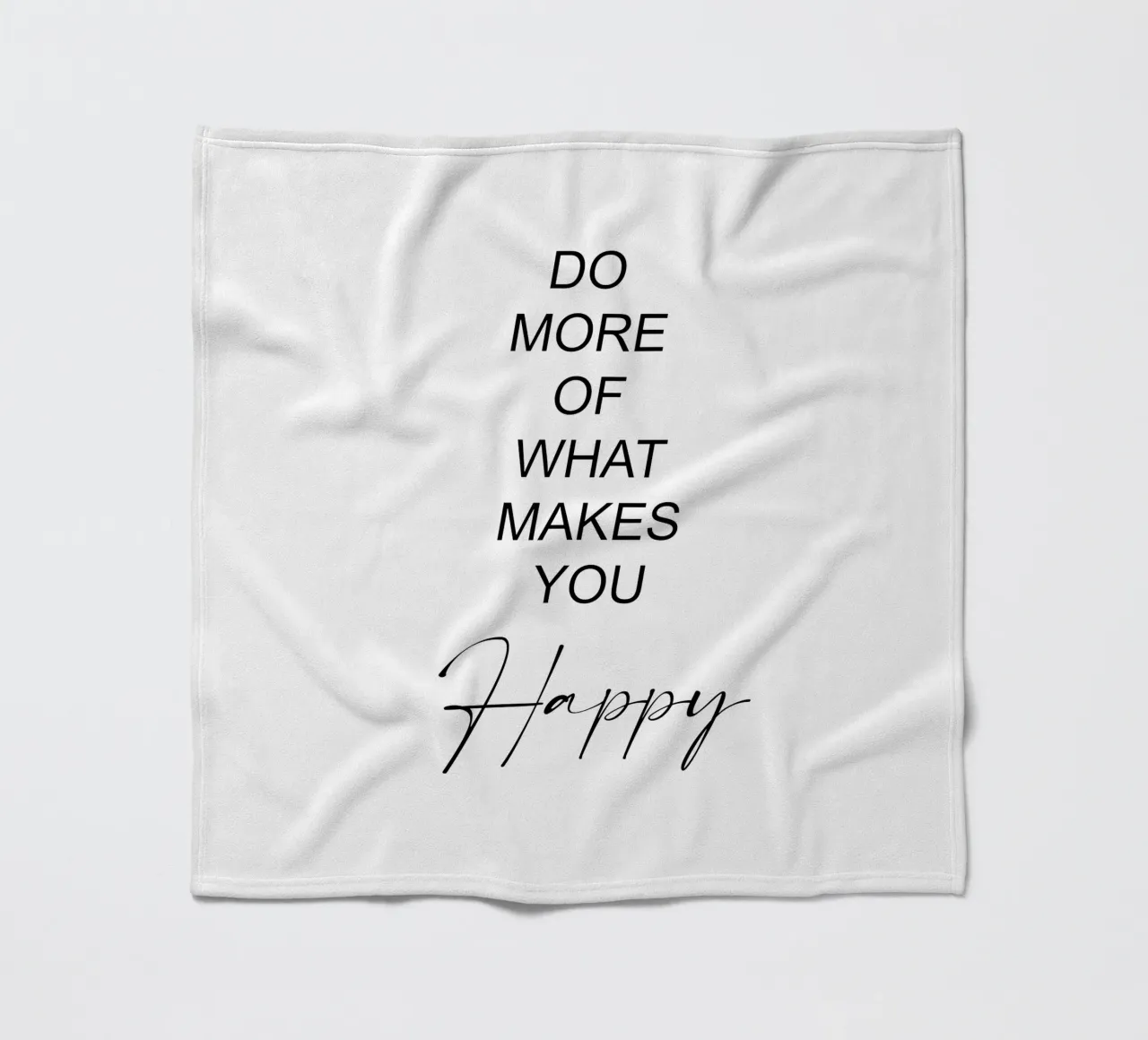 What Makes You Happy fleece blanket by 🎁 ARTVI-SHOP