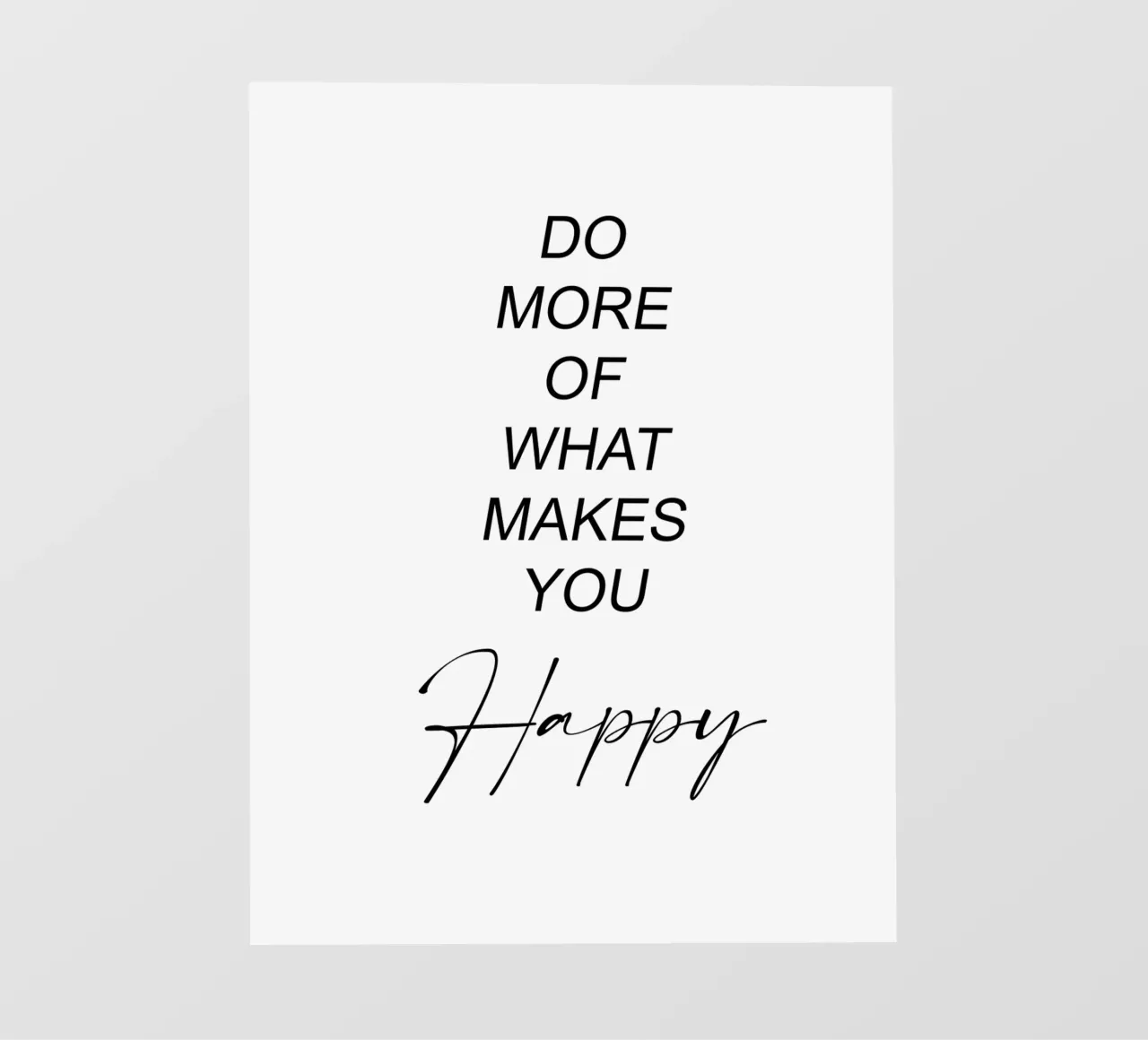 Wat maakt je gelukkig? fotobehang van 🎁 NOBELART