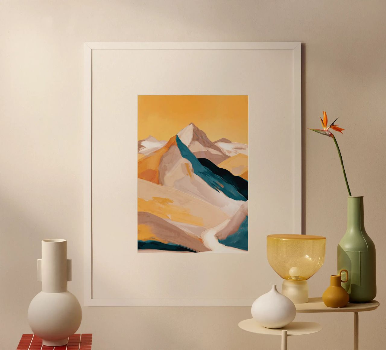 Summer Mountains 4 poster by ThingDesign