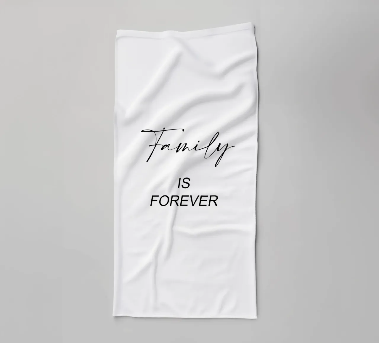 La famille est éternelle serviette de bain de 🎁 ARTVI-SHOP