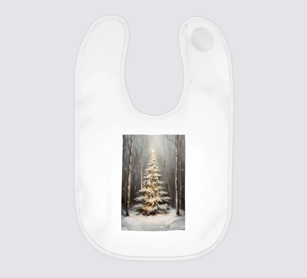 Incantevole albero di Natale bavaglino da Melloi Art Print