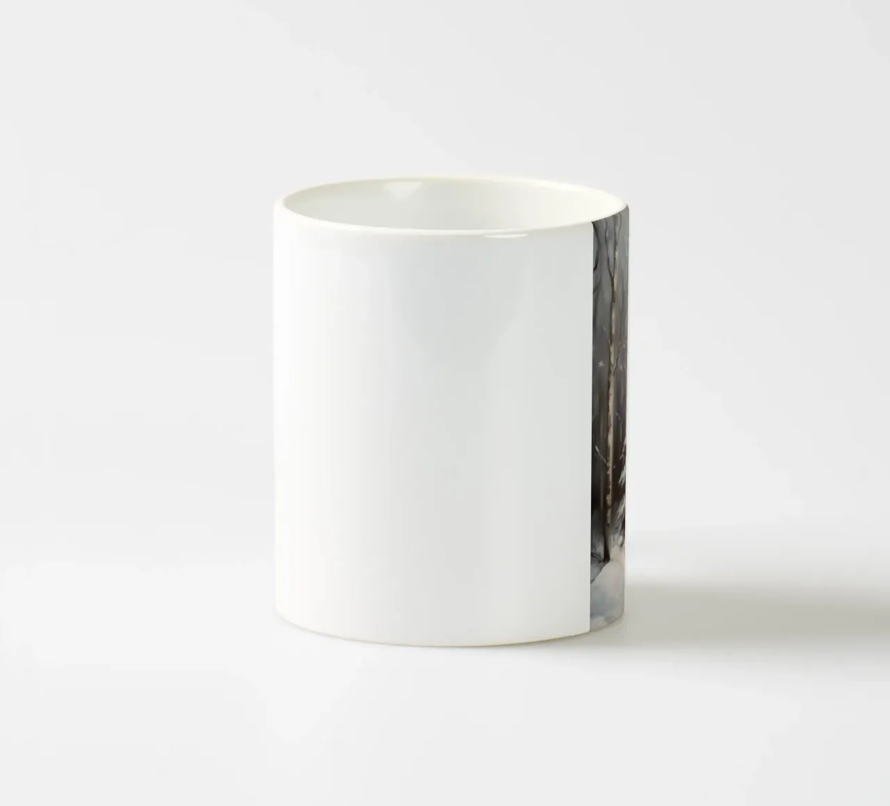 Incantevole albero di Natale tazza in ceramica da Melloi Art Print