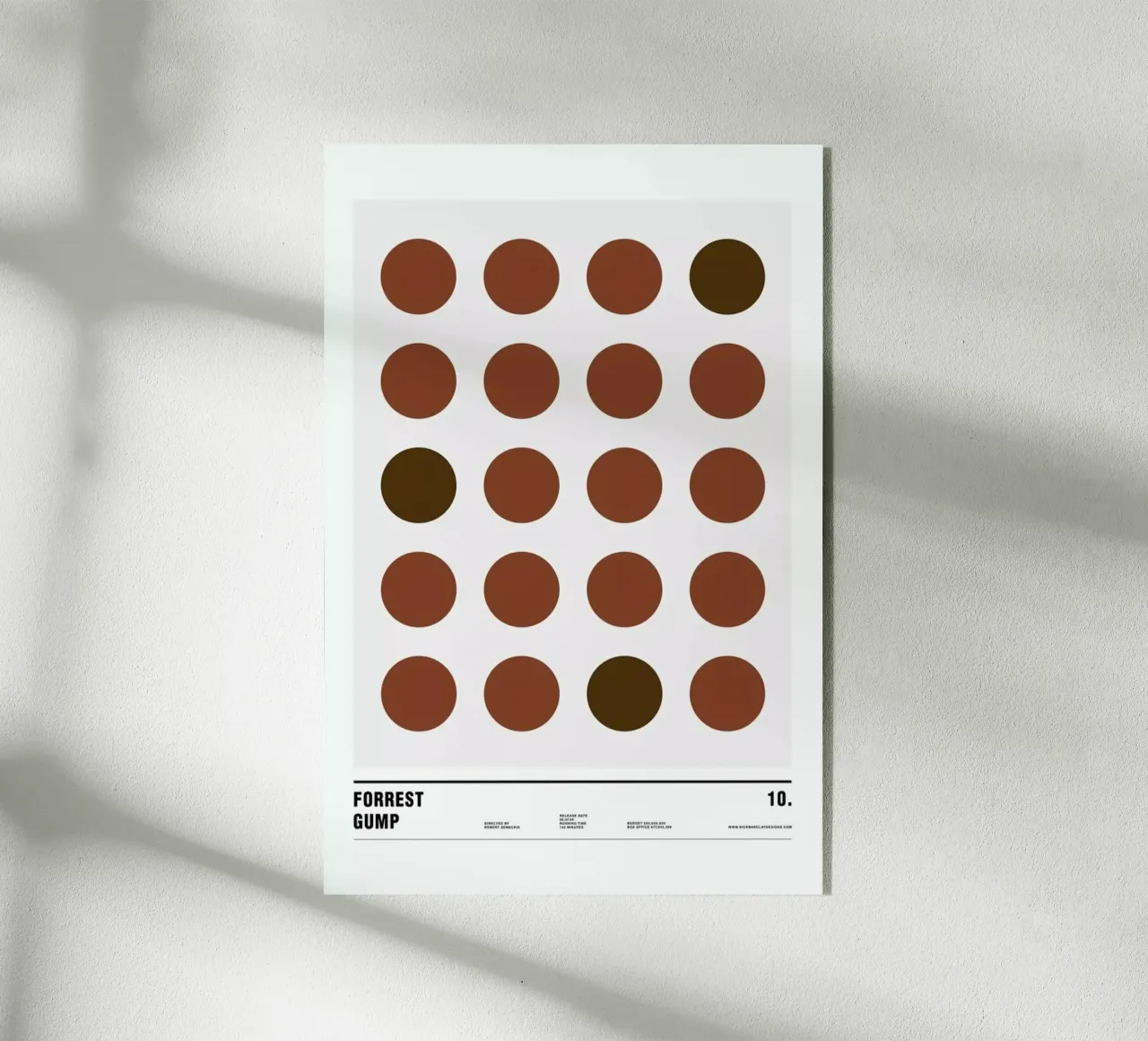 Forrest Gump plexiglass da Nick Barclay