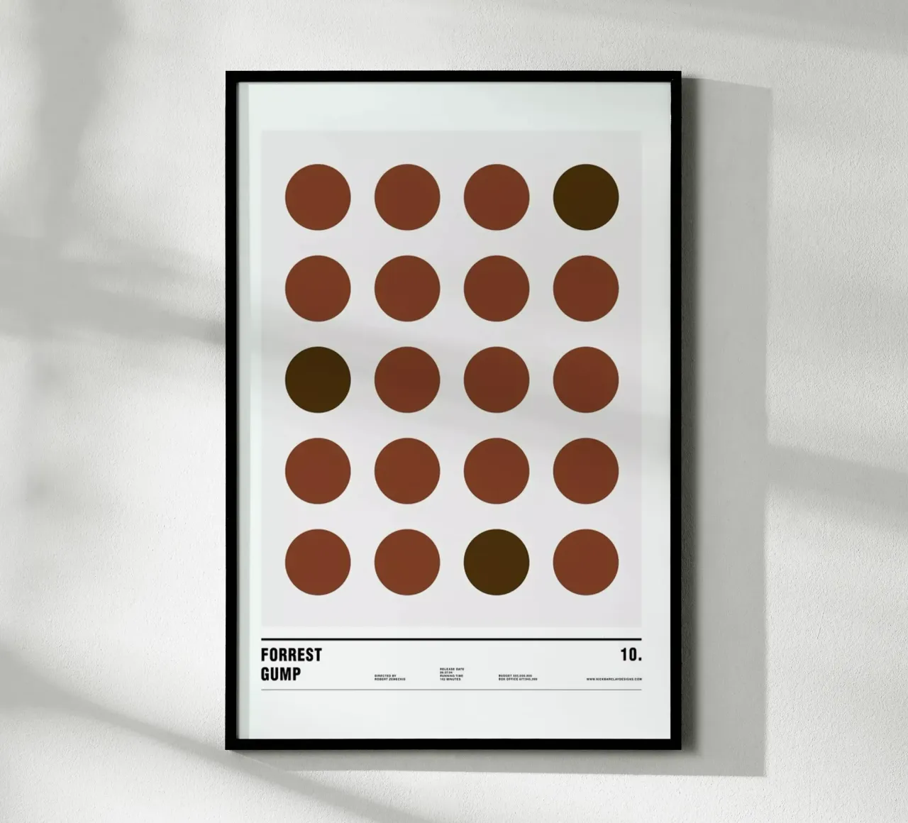 Forrest Gump poster da Nick Barclay