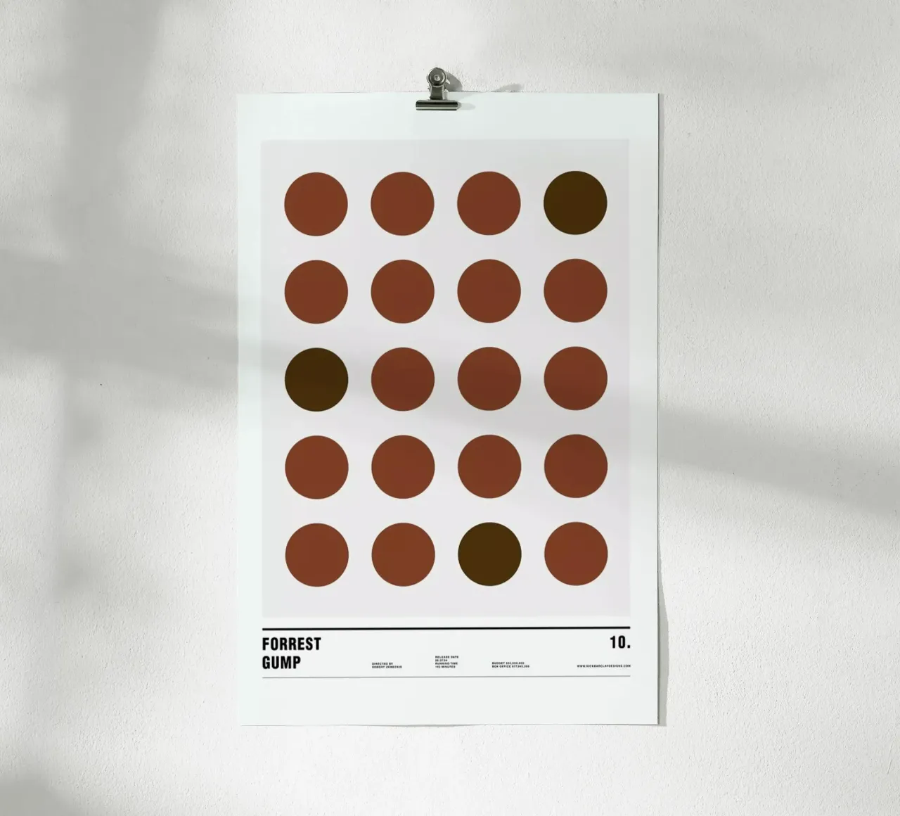 Forrest Gump poster da Nick Barclay