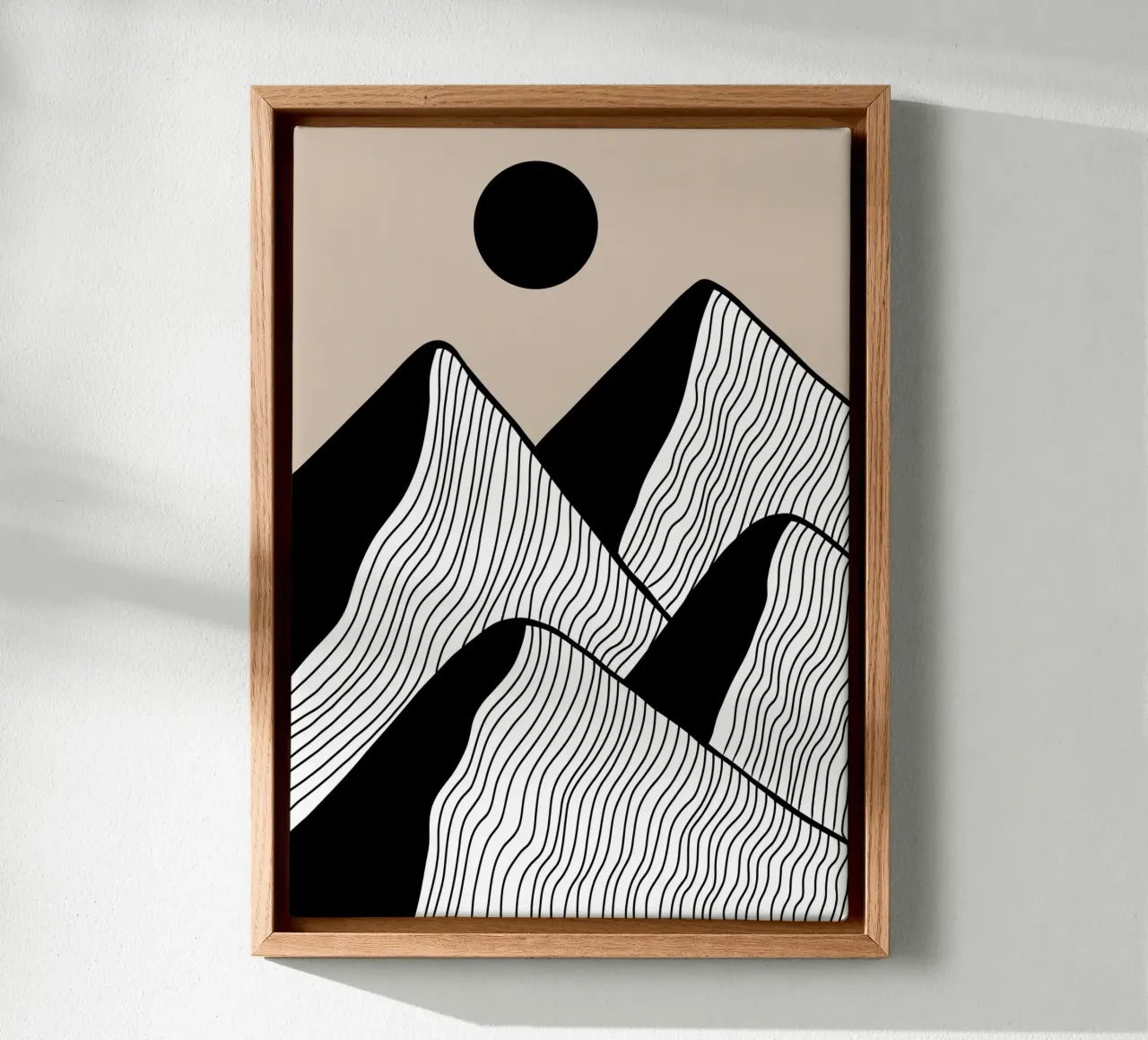 The mountains canvas by BAINAI