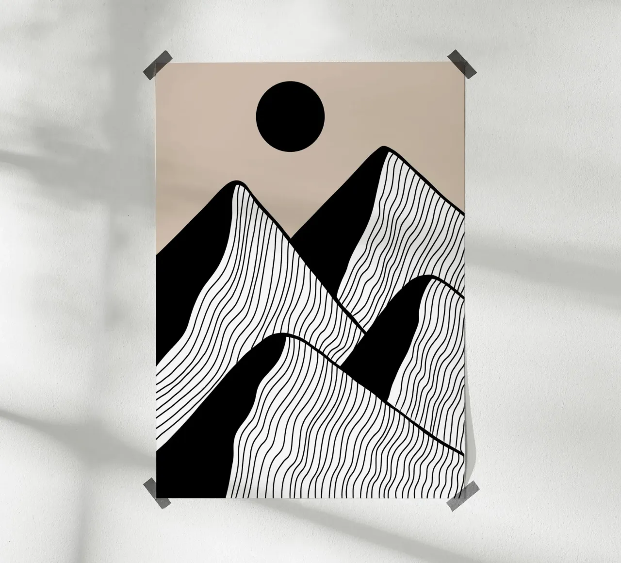 The mountains poster da BAINAI