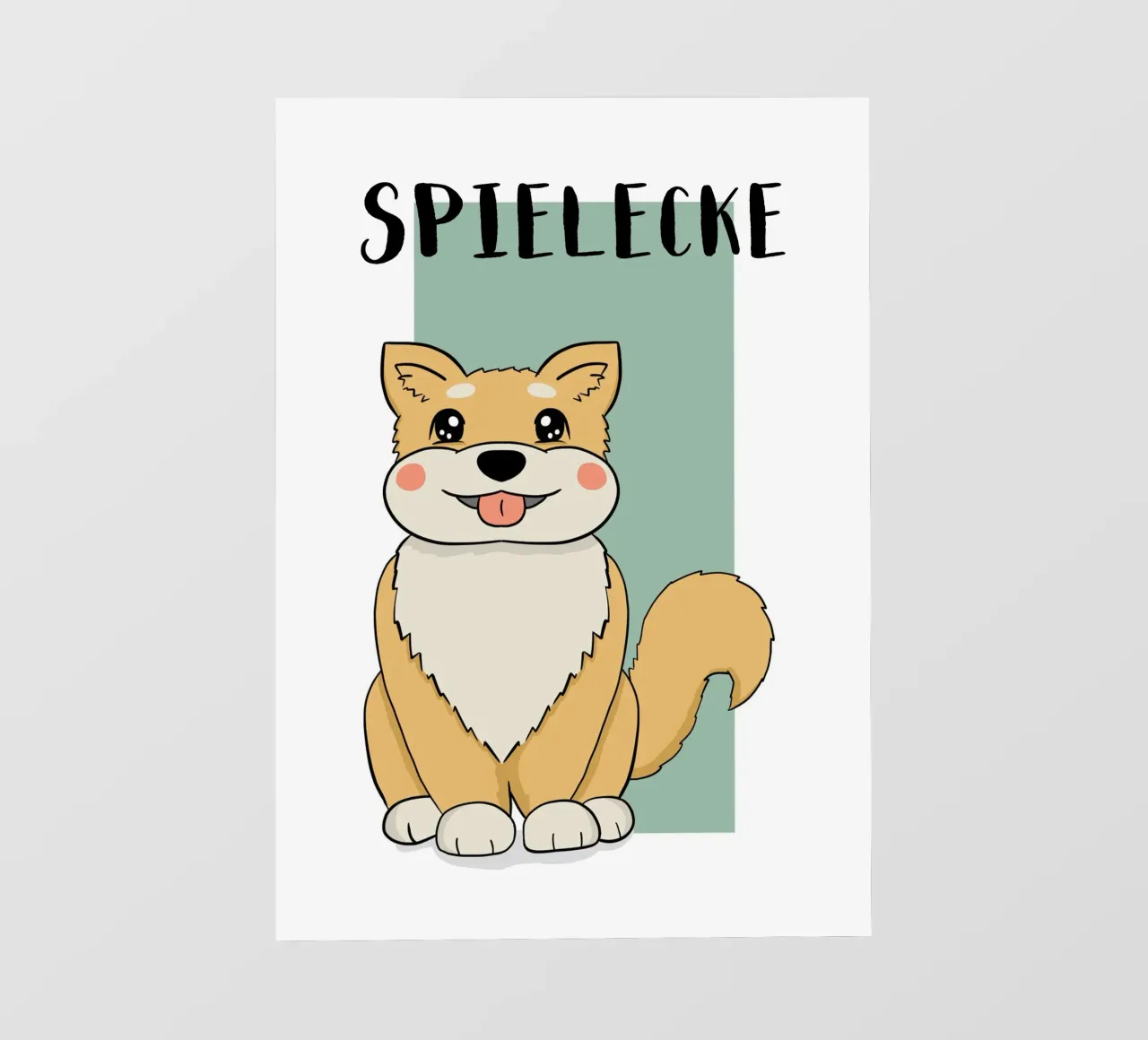 Spielecke Shiba Inu pellicola backlit da BAINAI KIDS